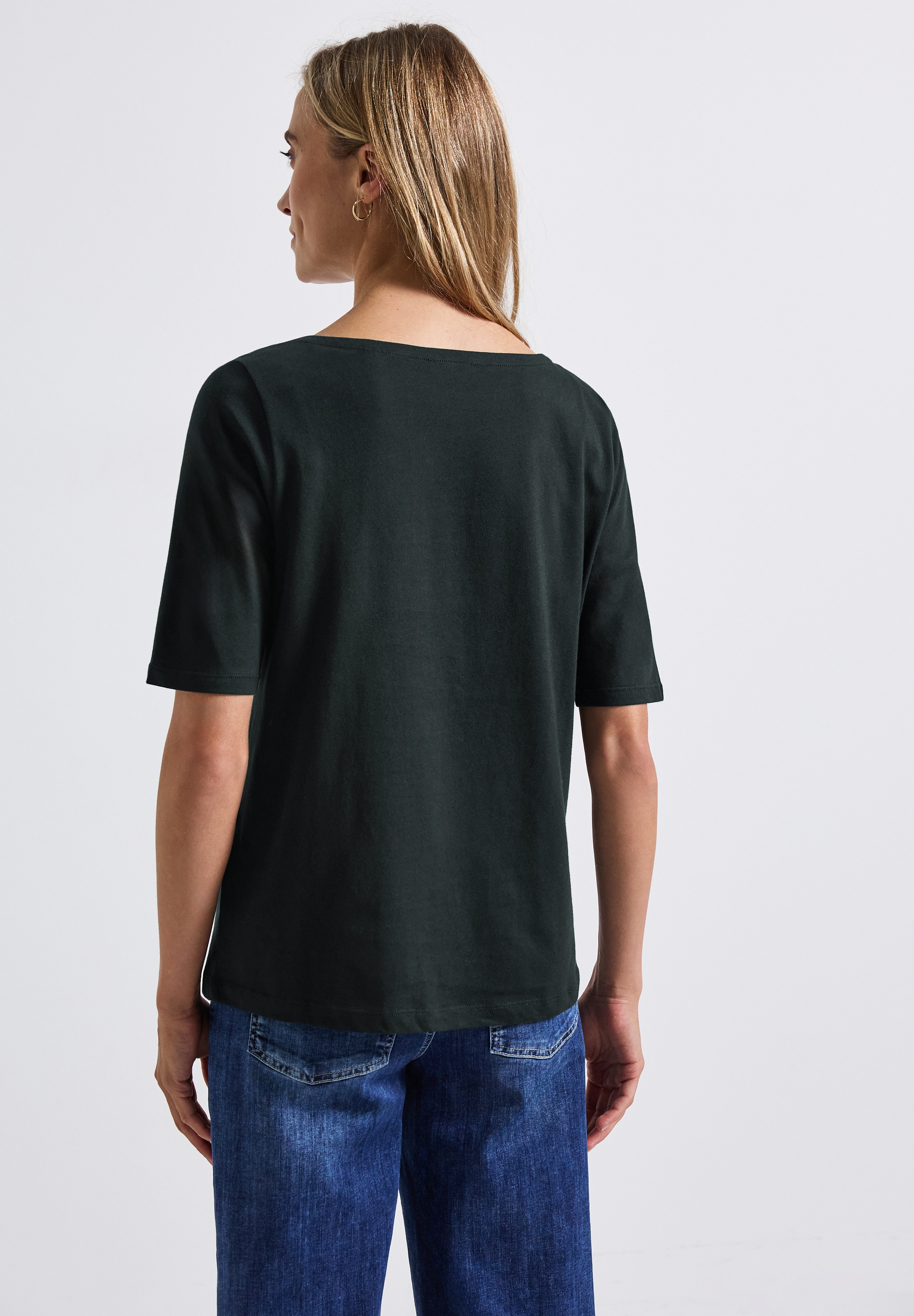 STREET ONE T-Shirt, aus reiner Baumwolle