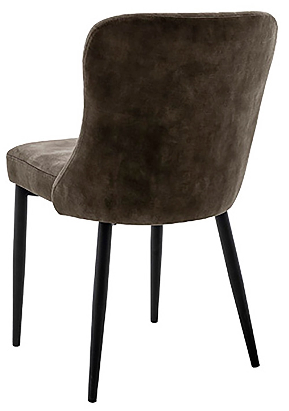 MCA furniture 4-Fußstuhl »ABOSHI Esszimmerstuhl (4er Set)«, (Set), 4 St., Veloursstoff, Taschenfederkern, Metall schwarz,Vintage-Veloursoptik,belastbar 120 kg