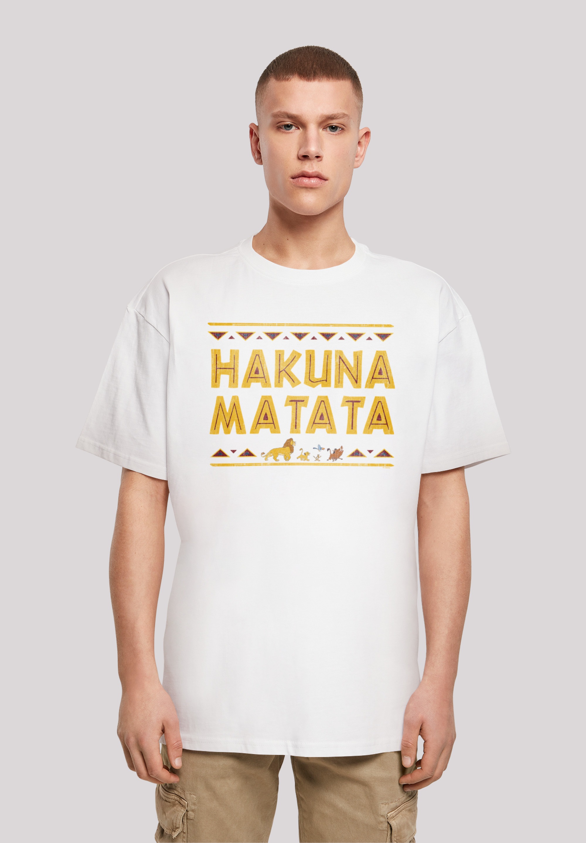 F4NT4STIC T-Shirt "König der Löwen Film Hakuna Matata", Print