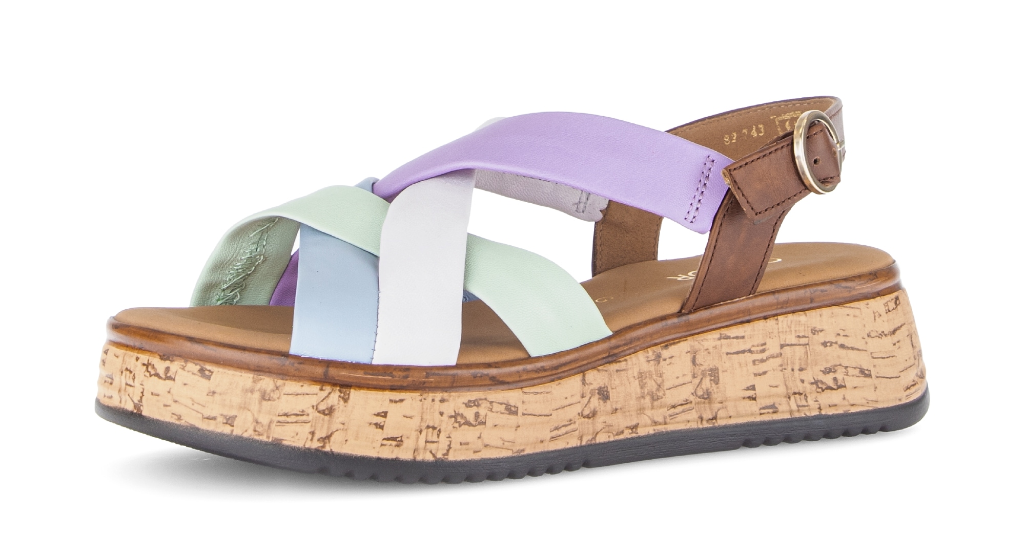 Gabor Keilsandalette »Rhodos«  Riemchensandale, Sommerschuh in Bequemweite G (= weit)