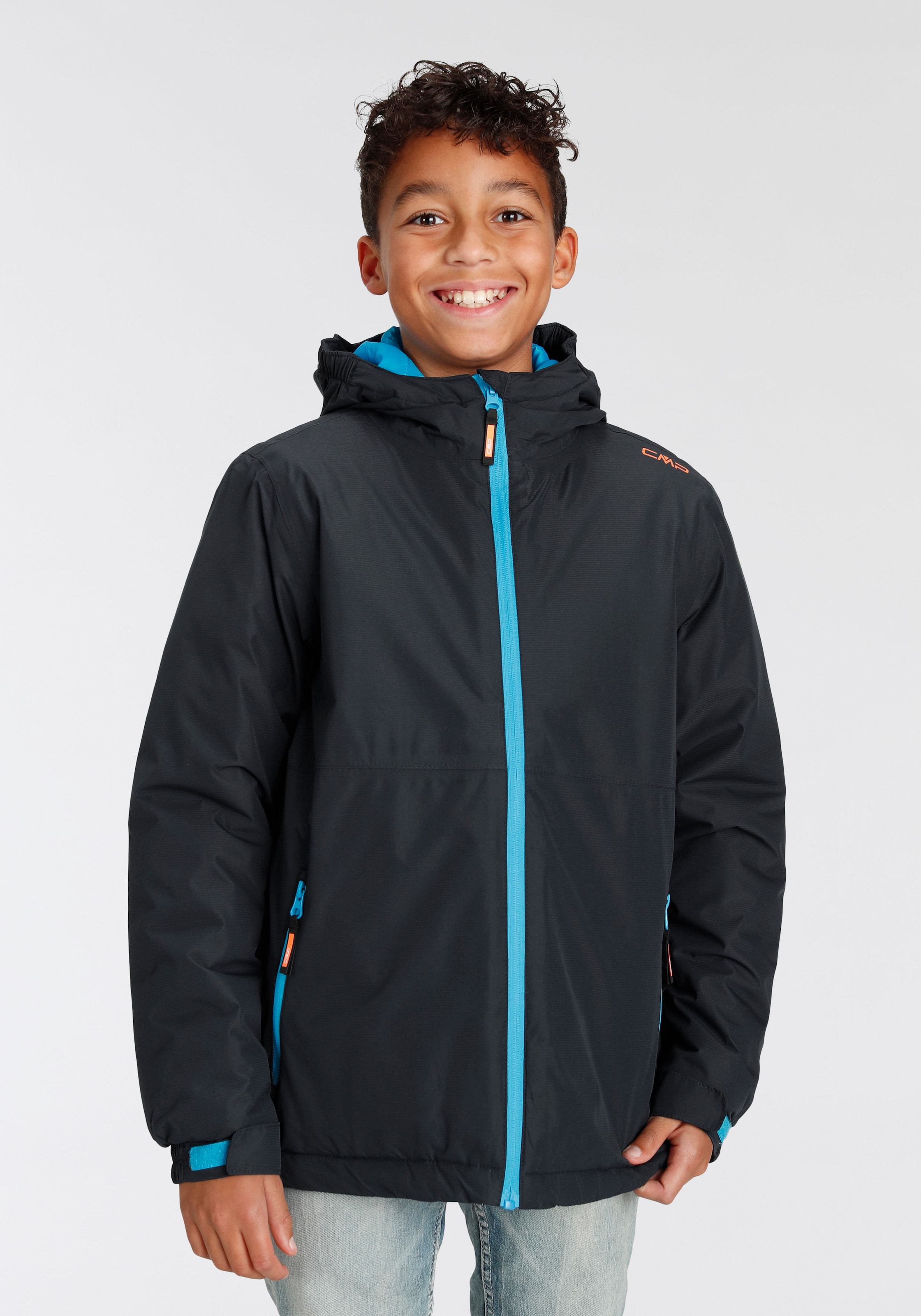 CMP Outdoorjacke »KID JACKET FIX HOOD - für Kinder«, mit Kapuze, Schnell  trocknend & Atmungsaktiv & Wärmend | BAUR