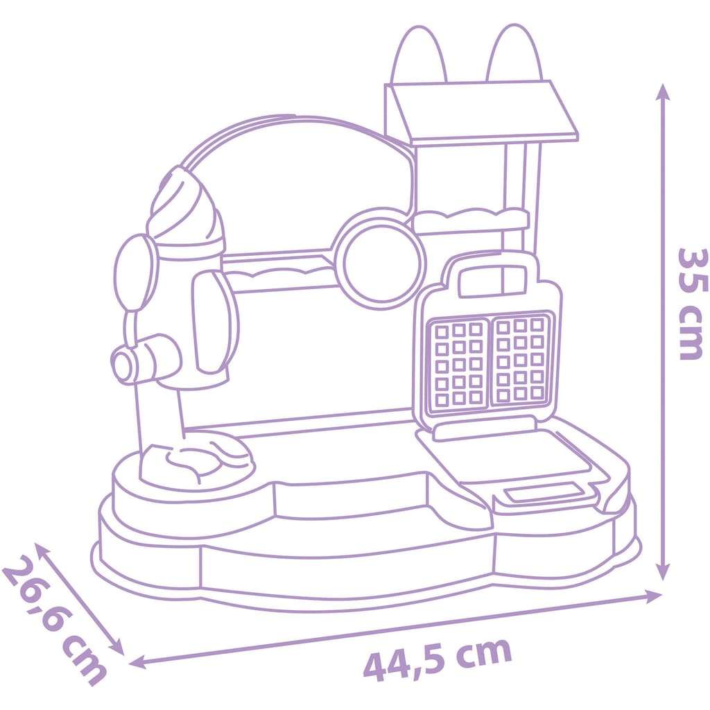 Smoby Kaufladensortiment »Gabby's Dollhouse, Gabby Ice Cream Factory«