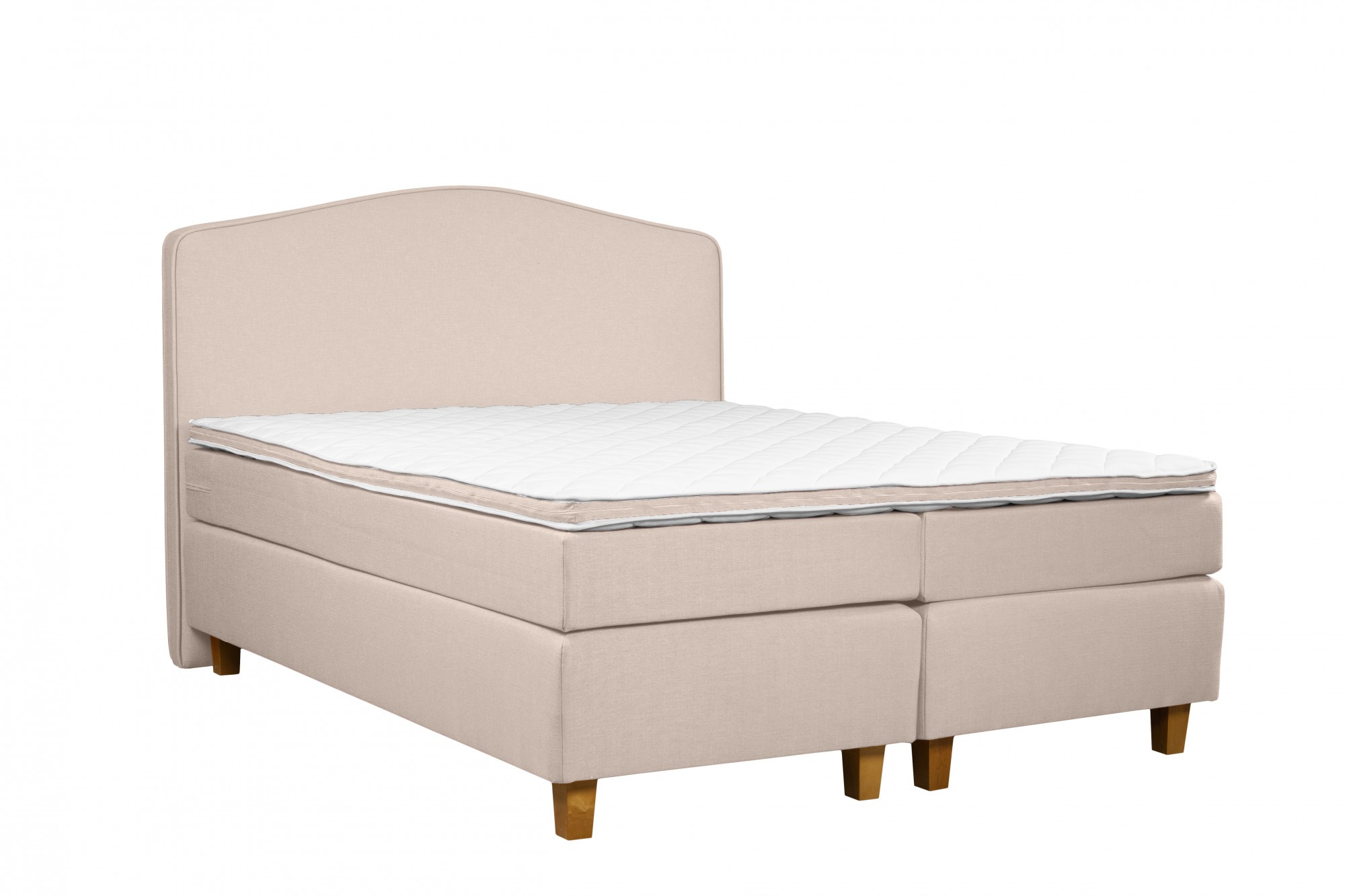 INOSIGN Boxspringbett »Jalma«, Füße aus massiver Birke ; Inkl. Topper