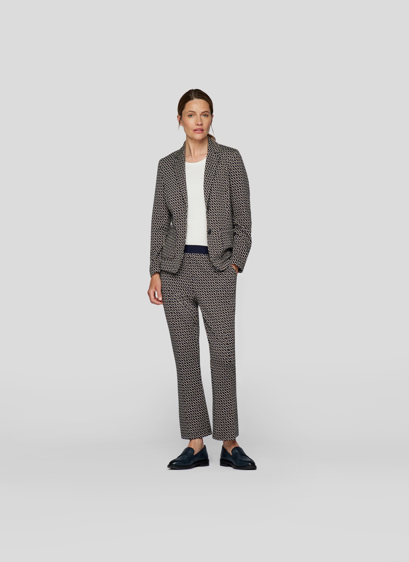 Rabe Jerseyhose »Rabe Elegante Gemusterte Damenhose – Stilvoll und Bequem!«