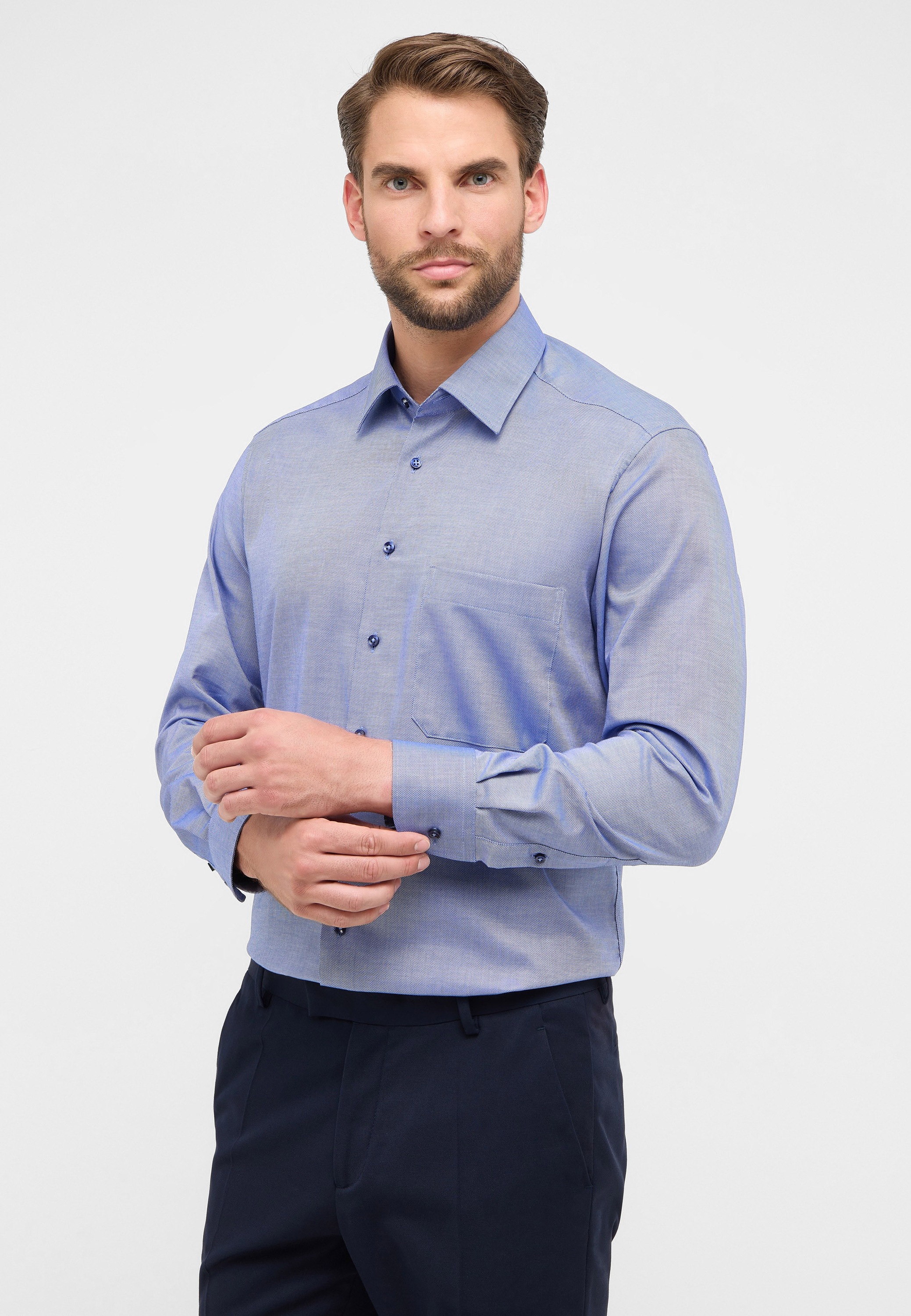 Eterna Langarmhemd "COMFORT FIT" NON IRON (bügelfrei) günstig online kaufen