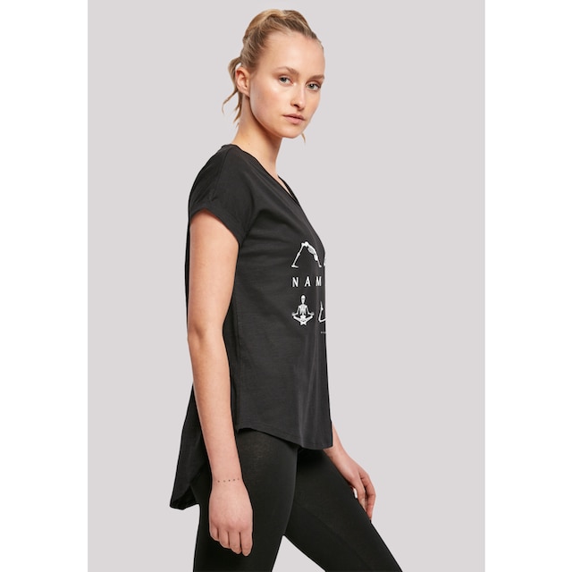 F4NT4STIC T-Shirt »Namaste Yoga Skelett Halloween«, Print bestellen | BAUR