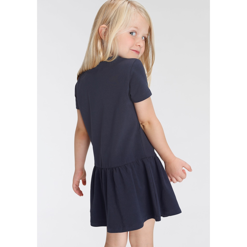 KIDSWORLD Jerseykleid »Einhorn«, mit süßem Volant am Saum