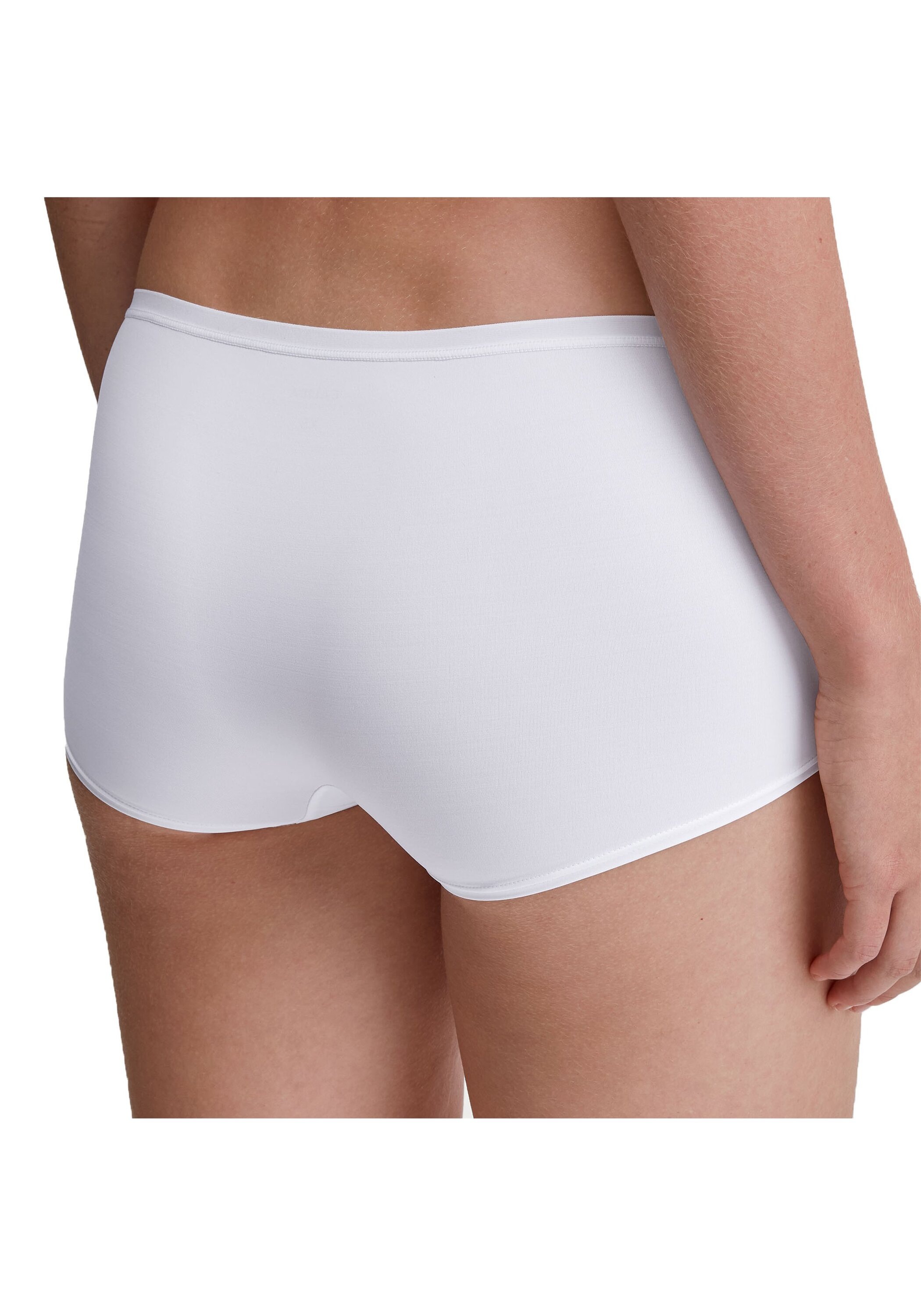 Slip CALIDA "Sleek Skin", Damen, Gr. S (40/42), weiß, Single Jersey, Obermaterial: 73% Polyamid, 27% Elasthan, körpernah, Unterhosen Slip, weich, elastischer Bund, schmaler Schnitt 4