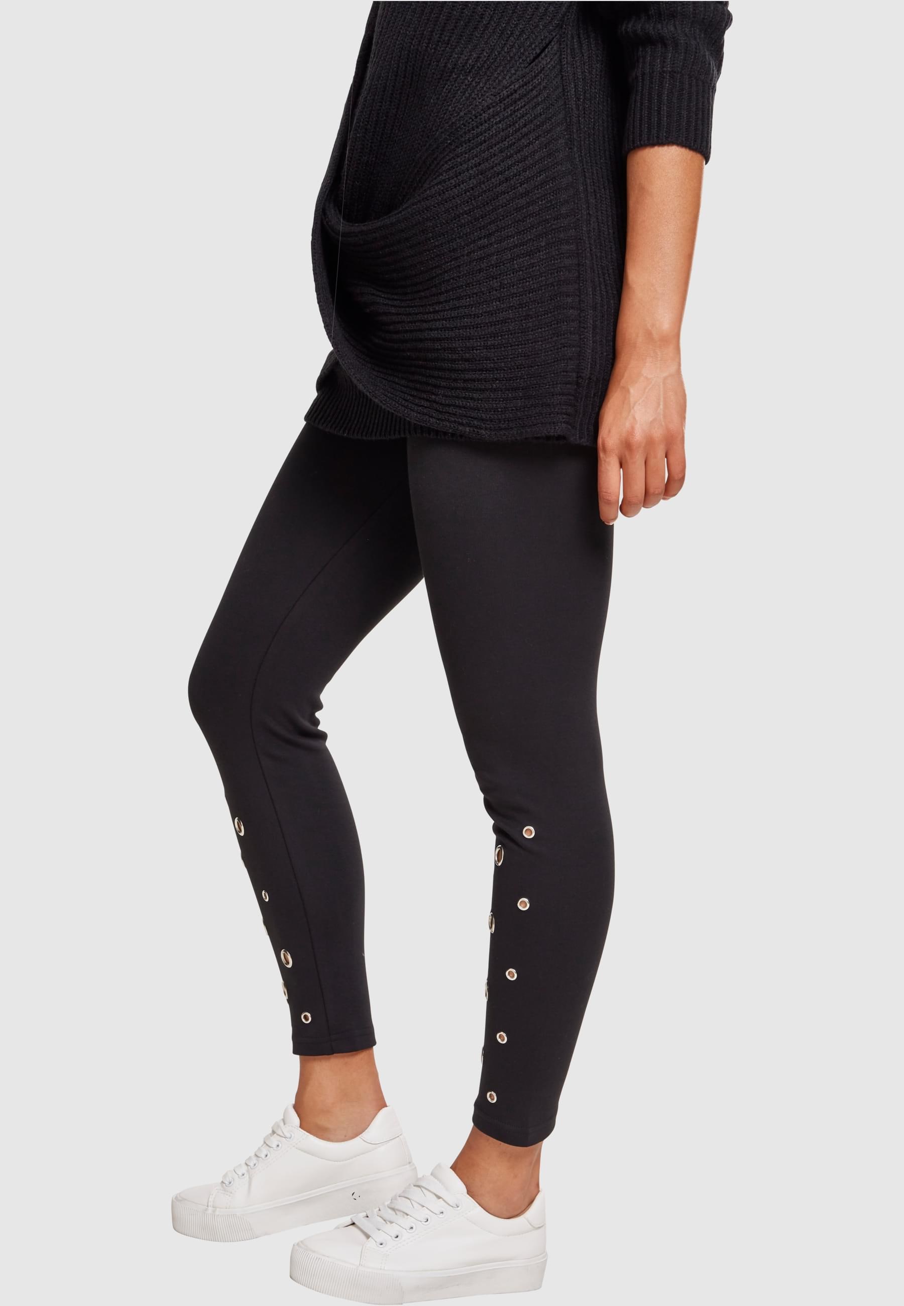URBAN CLASSICS Leggings »Urban Classics Damen Ladies Eyelet Leggings«, (1 tlg.)
