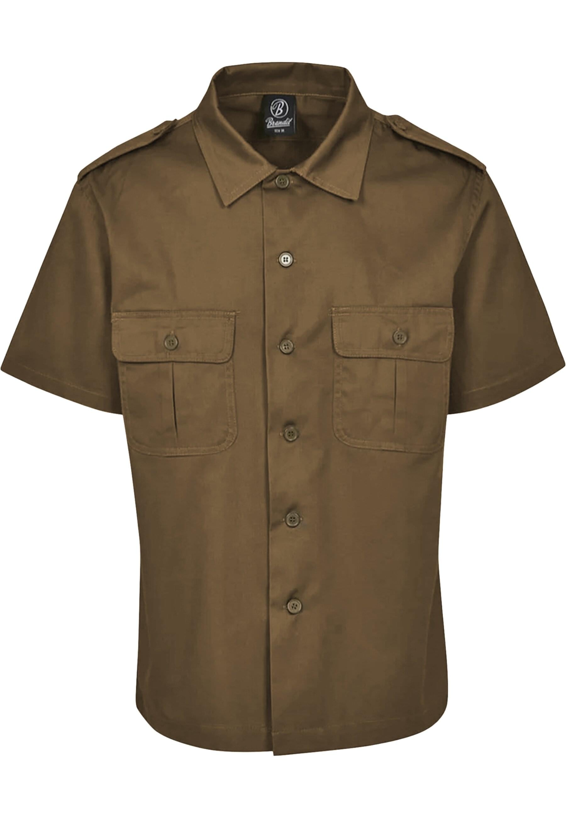 Brandit Langarmhemd "Brandit Herren Short Sleeves US Shirt" 1 Stk. tlg. günstig online kaufen