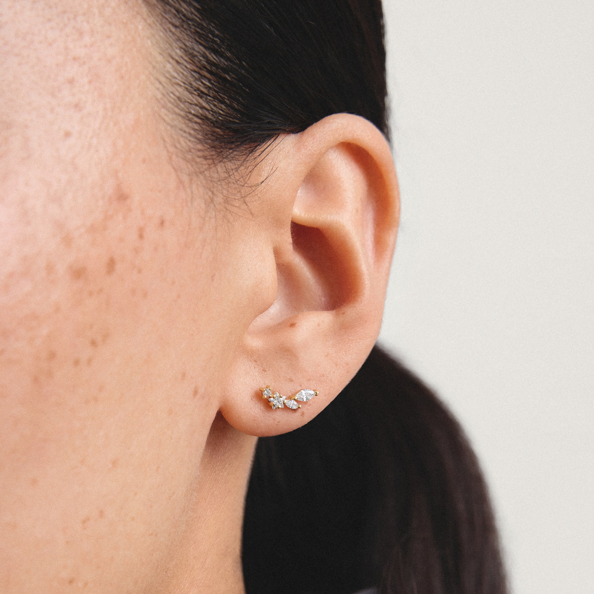 THOMAS SABO Paar Ohrstecker »gelbgoldfarben« mit Zirkonia (synth.)