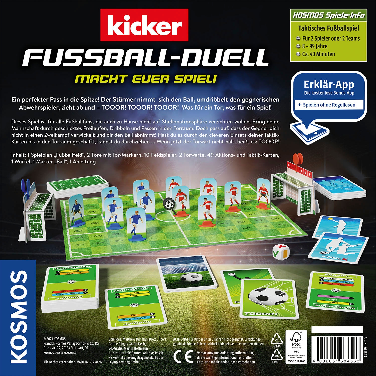 Kosmos Spiel »Kicker Fußball-Duell«, Made in Europe