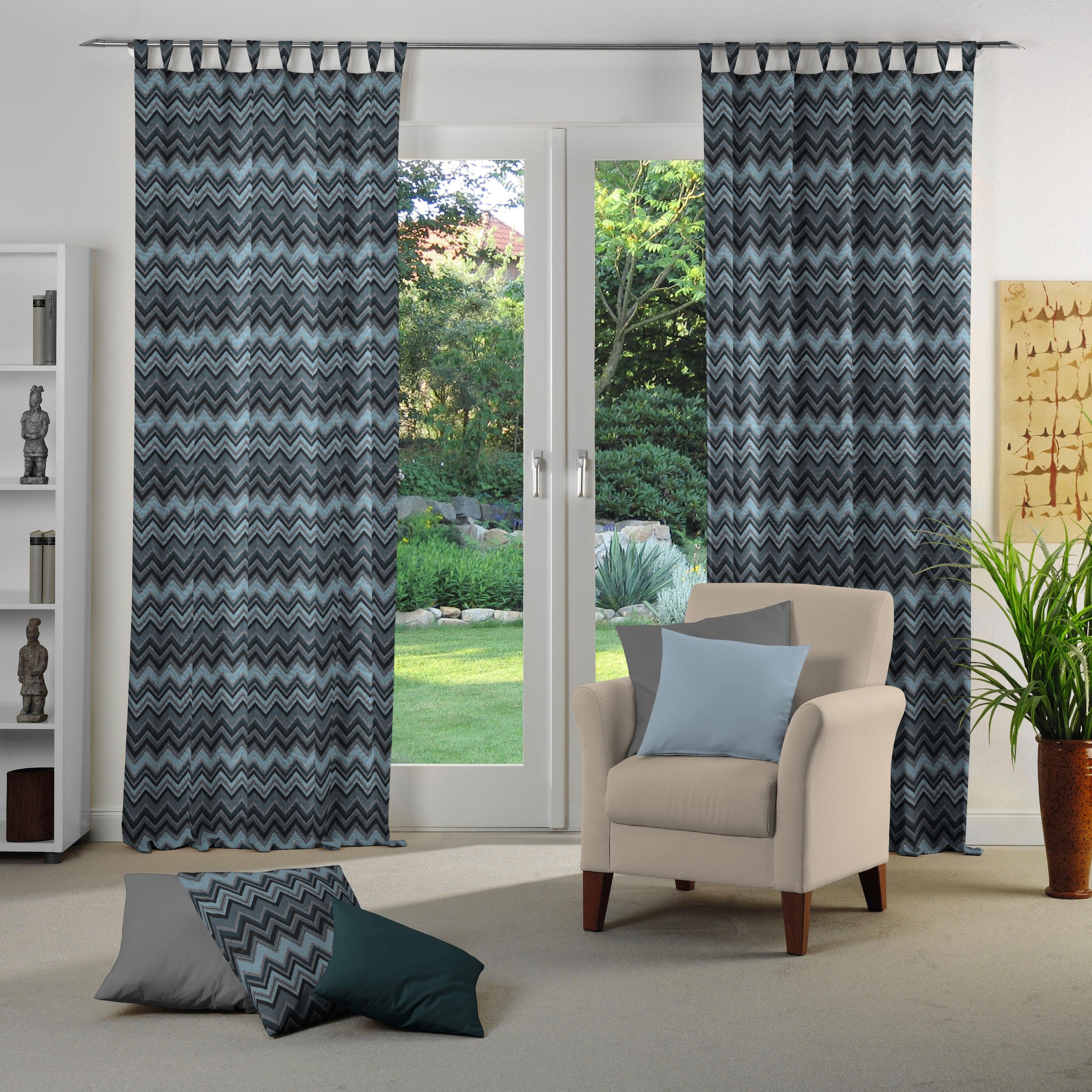 Wirth Vorhang "Benewitz" Schlaufen 1 Stk. tlg. günstig online kaufen