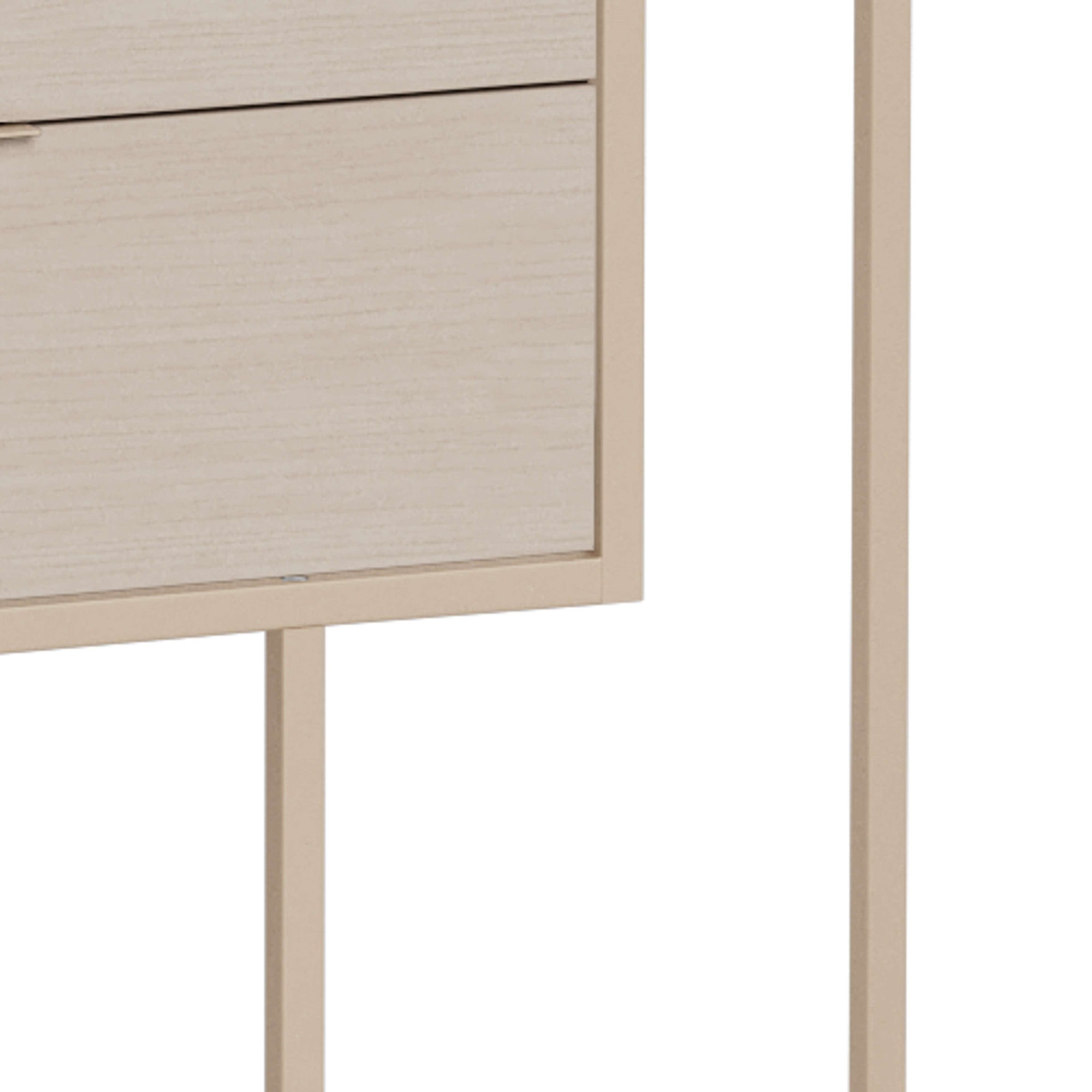ACTONA GROUP Regal »Seaford, Standregal, Regal, Raumteiler« 77x35x185 cm,  schwarzer Stahlrahmen, 2 Schubladen, Wendemodul, Breite 77 cm