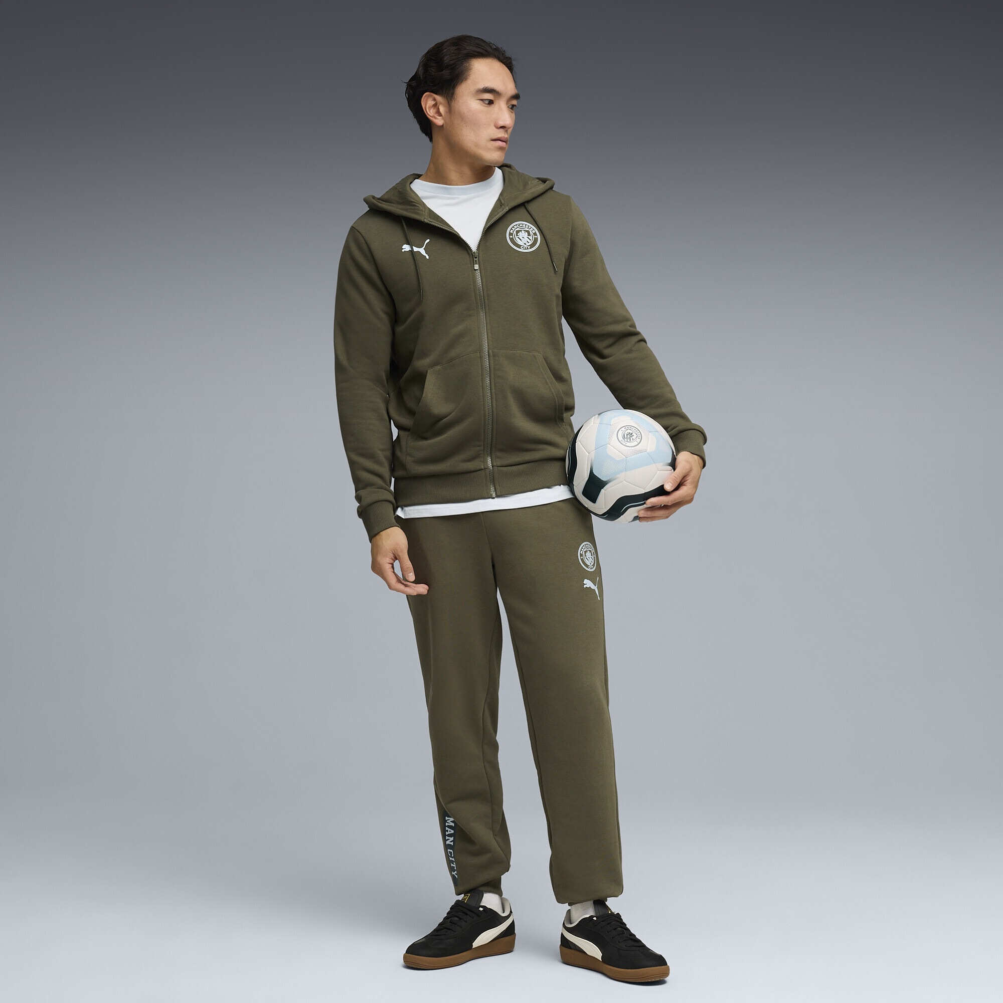 PUMA Sweatjacke »Manchester City FtblCulture Kapuzenjacke Herren«