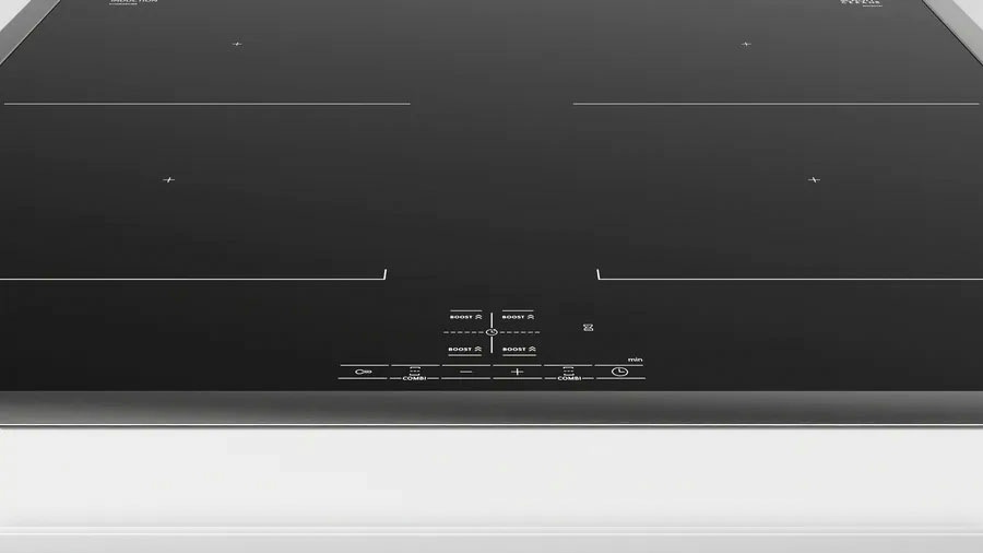 BOSCH Induktions Herd-Set »HEA578BS1«, mit Teleskopauszug nachrüstbar, Pyrolyse-Selbstreinigung