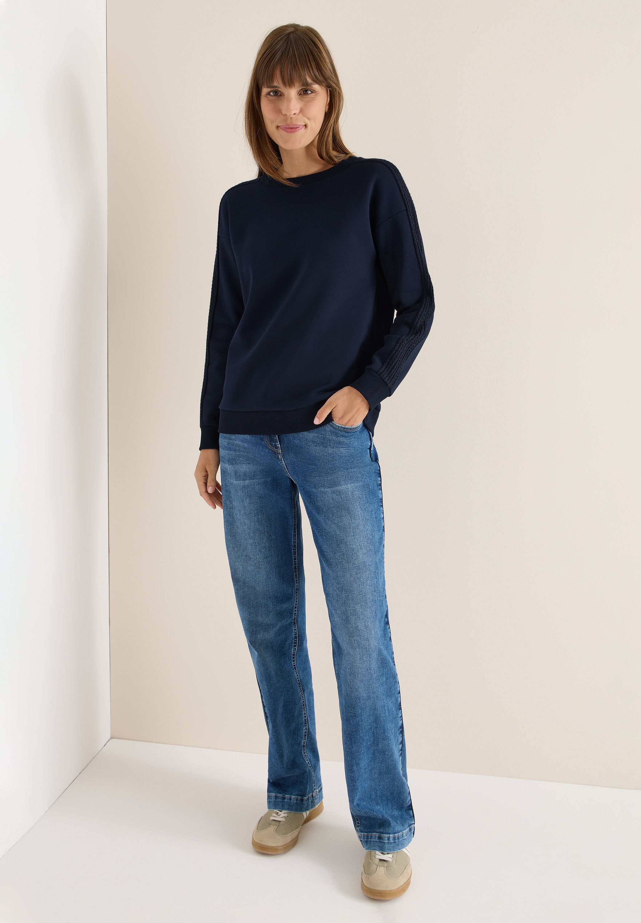 Cecil Sweatshirt , mit Rundhalsausschnitt
