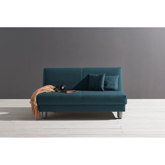 ell + ell Schlafsofa »Enny Faltsofa«, Liegefläche Breite 155 cm, Liegehöhe  40 cm, Füße alufarben kaufen | BAUR