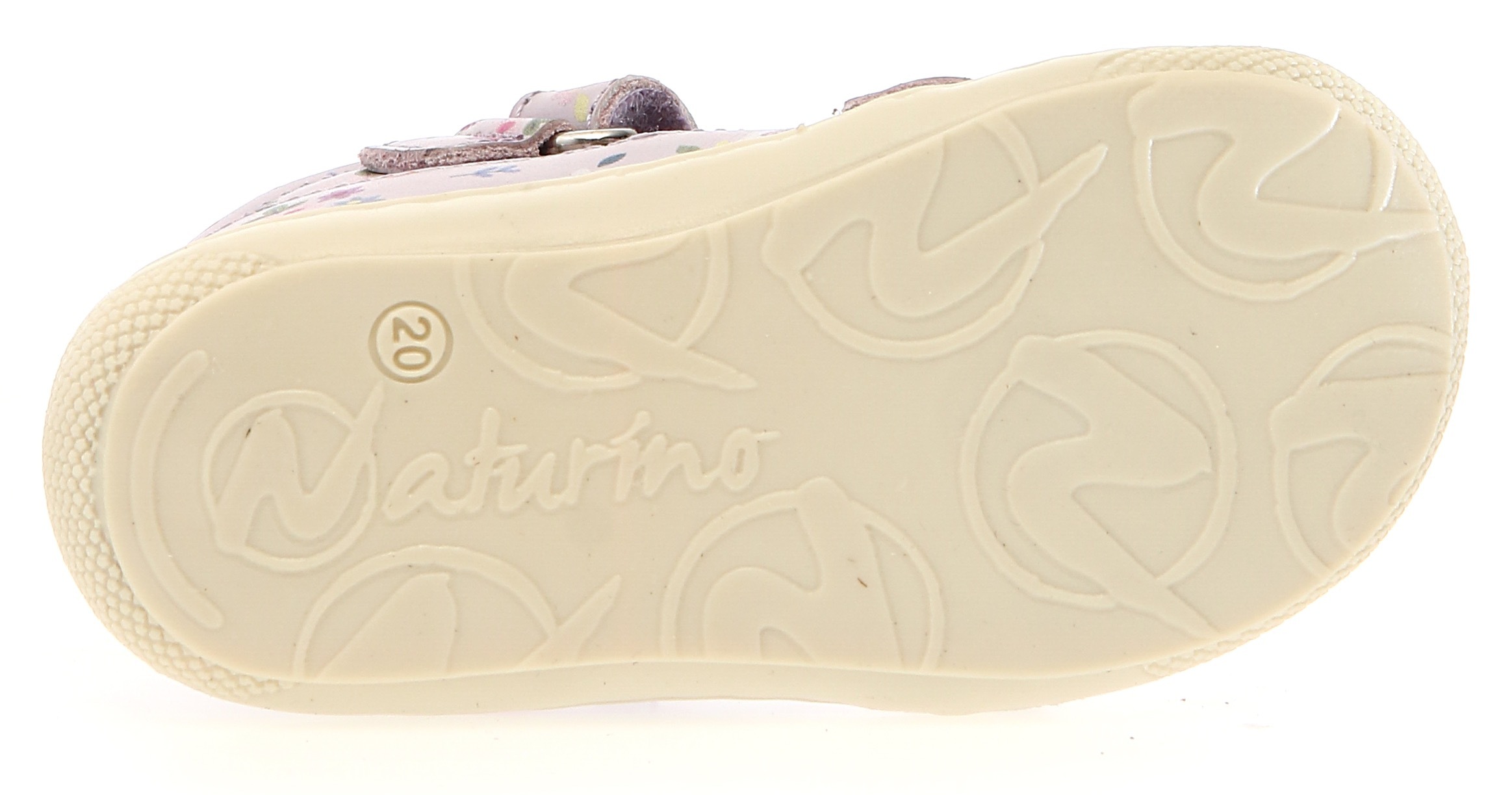 Naturino Sandale »PUFFY PR BOUQUET«, Barfußschuh mit weicher Laufsohle, Größenschablone zum Download