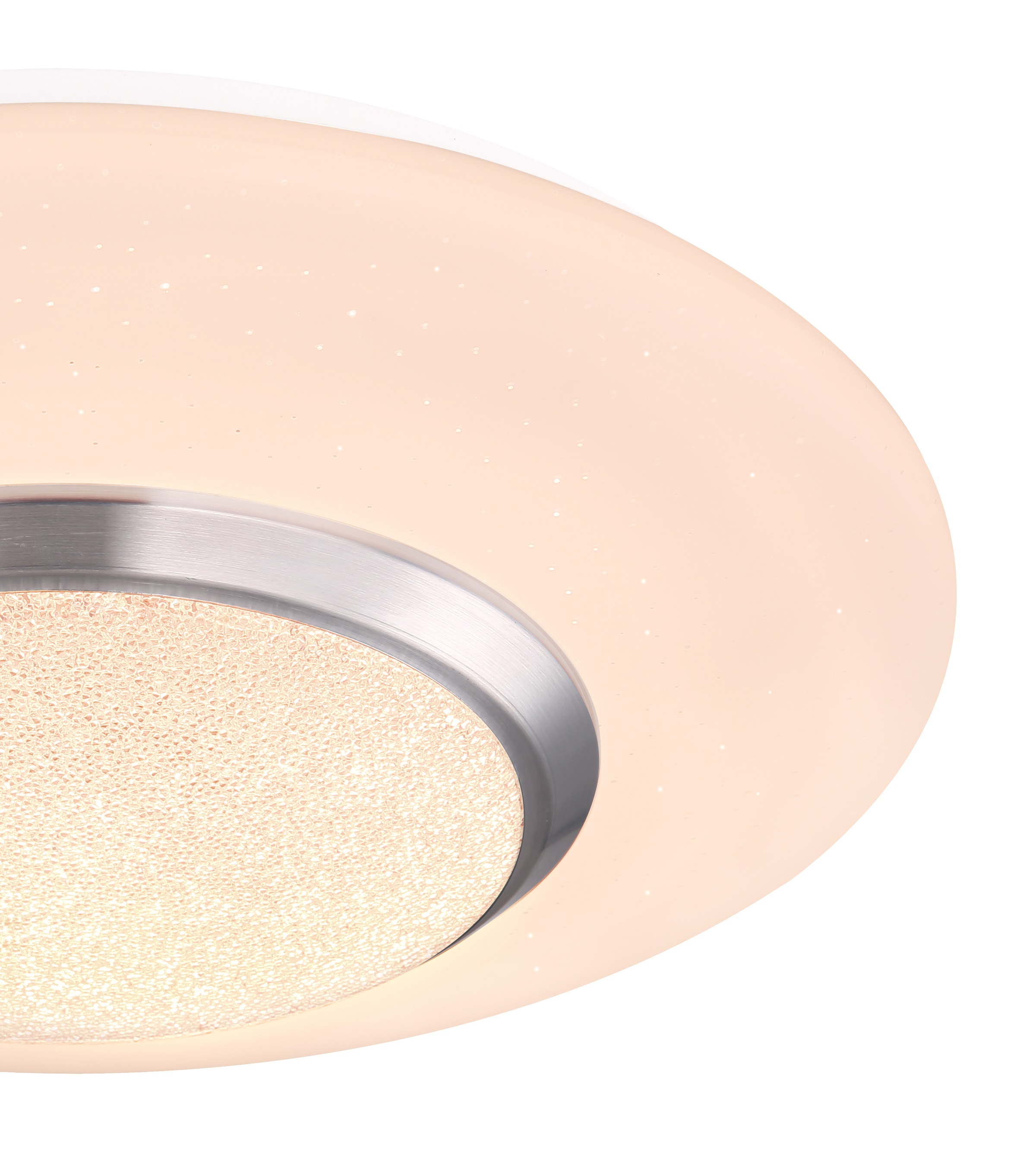 GLOBO LIGHTING LED Deckenleuchte »CANDIDA«, Leuchtmittel LED-Modul | LED fest integriert, Deckenlampe/rund/Wohnzimmer/Schlafzimmer/rot-blau-grün