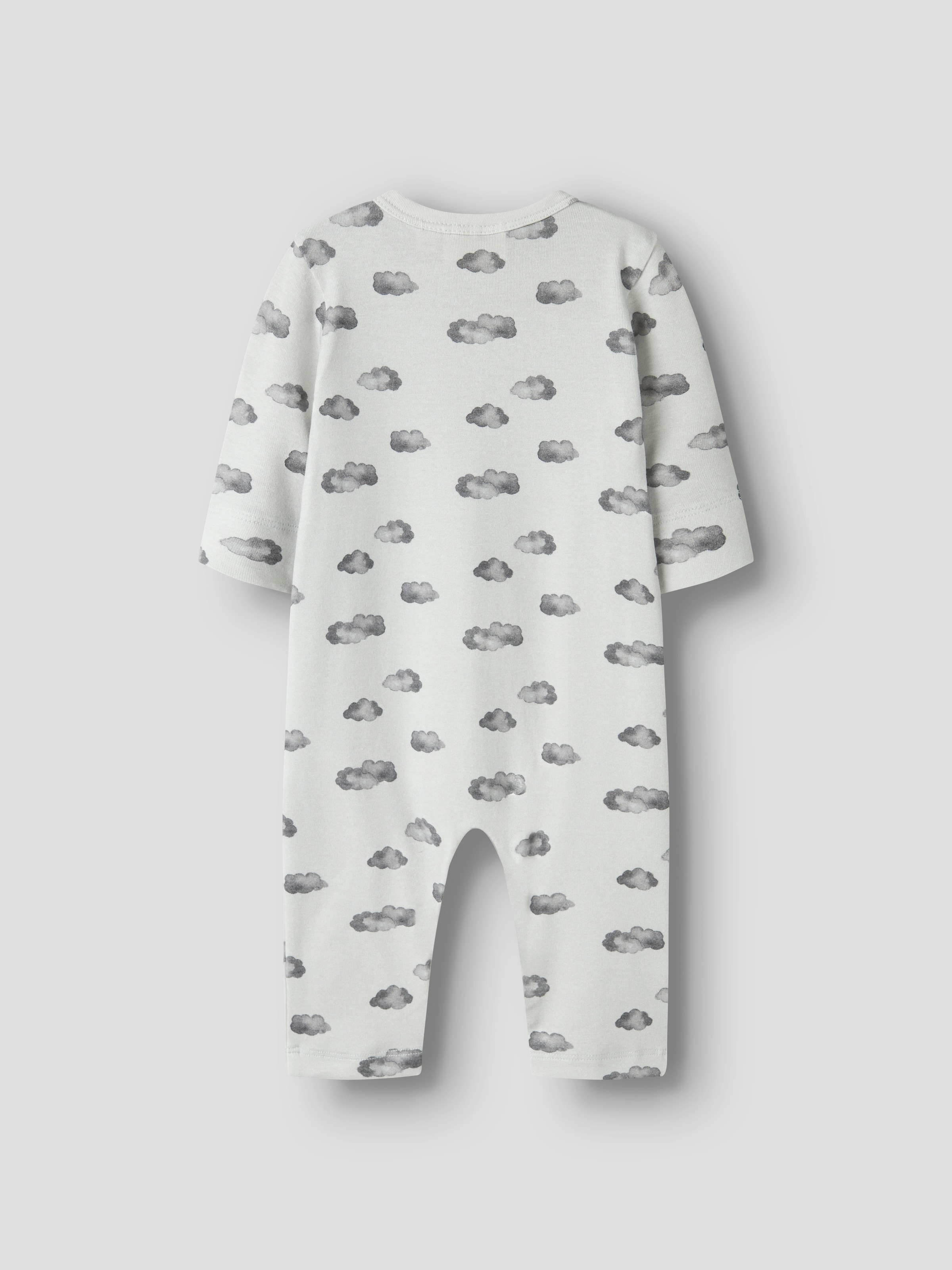 Lil Atelier Schlafanzug "NBMGIO LS NIGHTSUIT LIL" aus Baumwollmischung, bequeme Passform, mit Druckknöpfen