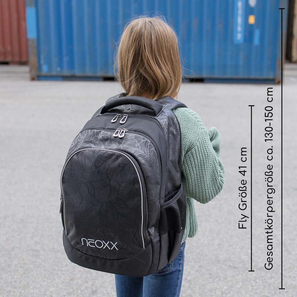 neoxx Schulrucksack »Fly, Queen of the Nite«, Reflektionsnaht