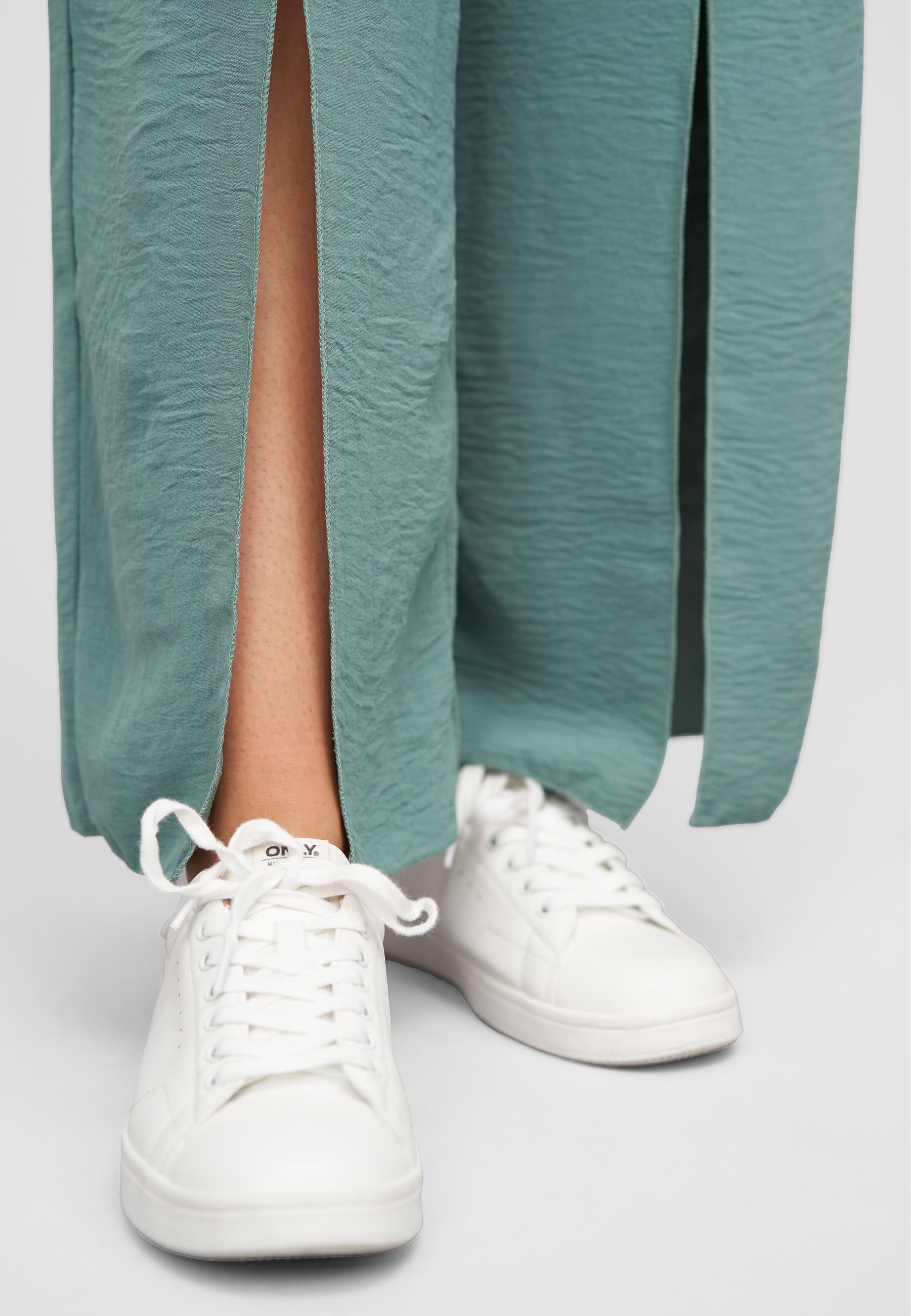 CLOUD 5IVE Stoffhose »CLOUD 5IVE Sommerhose mit seitlich. Schlitzen und Bindegürtel«, (1 tlg.)