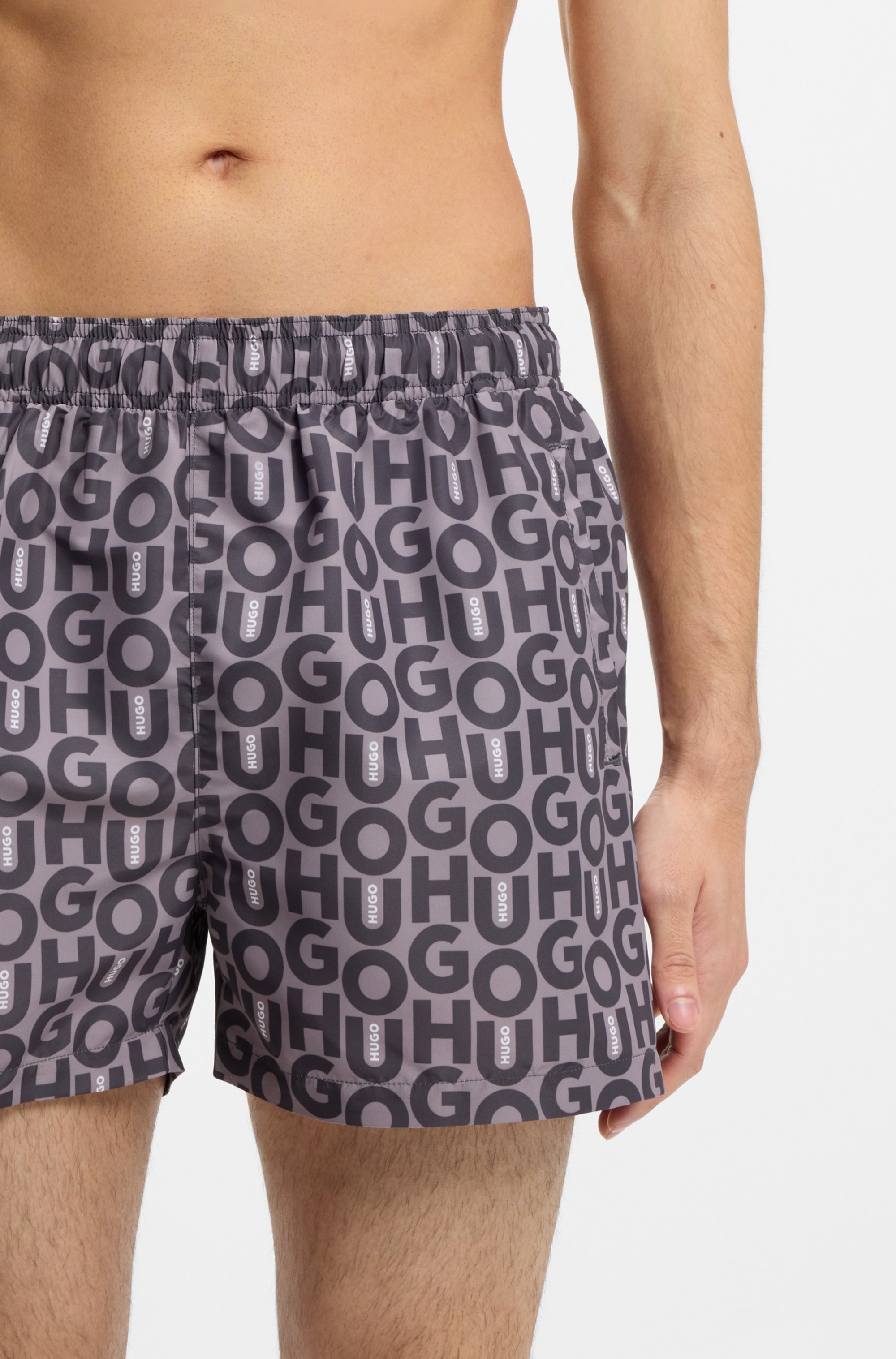 Thumbnail - HUGO Underwear Badeshorts "NALU" elastischer Bund, Allover Print