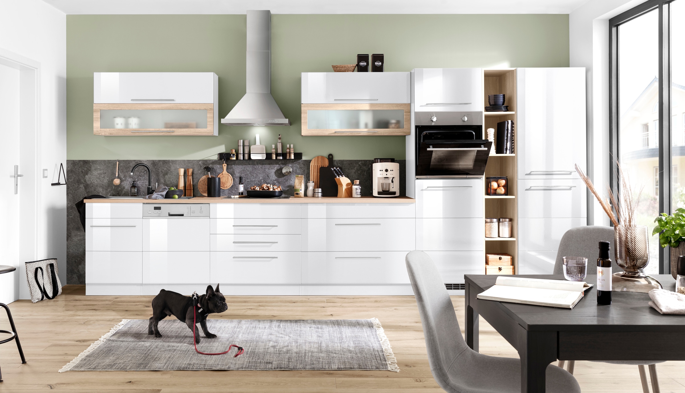 HELD MÖBEL Backofenumbauschrank »Wien«, 60 cm breit, 200 cm hoch, für autarken Backofen
