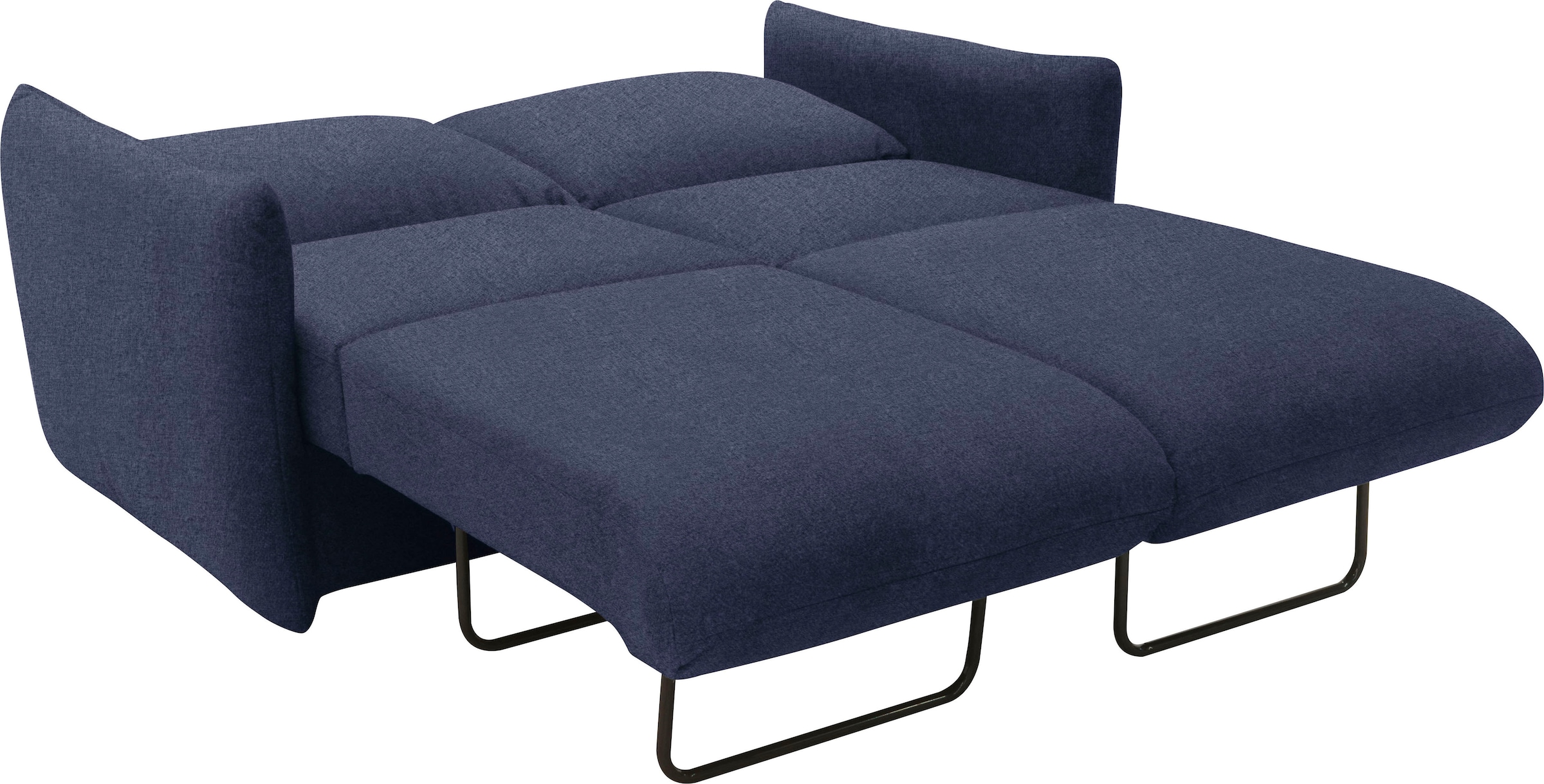 DOMO collection Schlafsofa »700023 Schlaffunktion, Federkern, 2-Sitzer, stabile Liegefläche«, Sitzflächen einzeln ausklappbar zum Schlafen, Relaxen und Entspannen