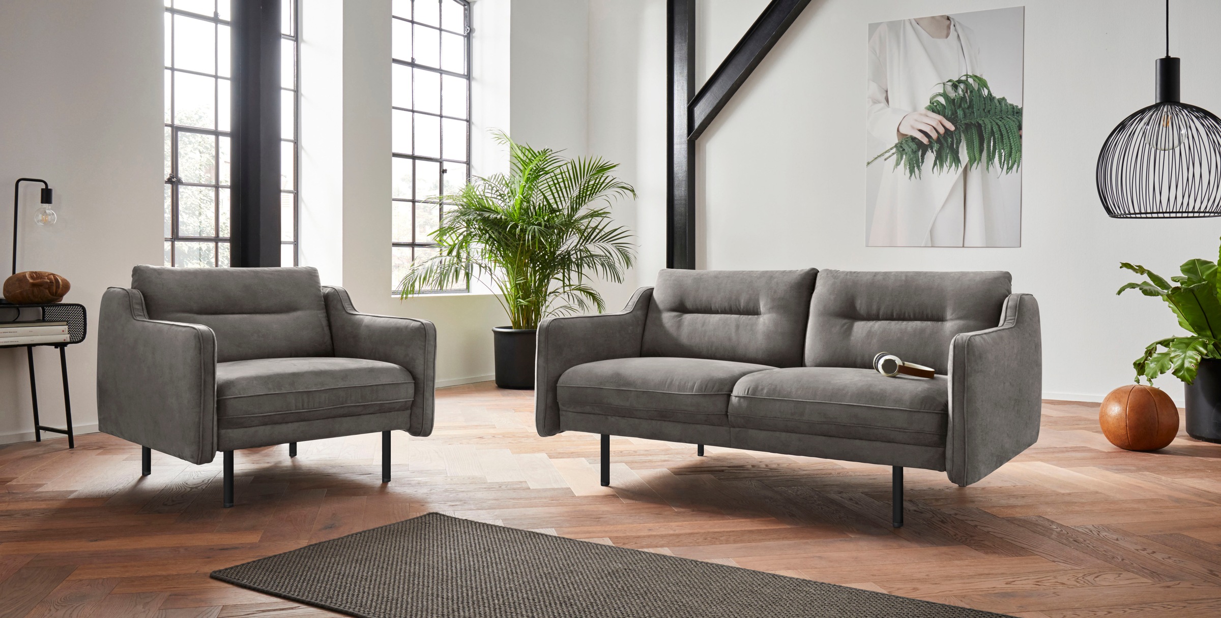 andas 2-Sitzer »Nordfyn«, edles Design in 3 Bezugsqualitäten, Design by Morten Georgsen