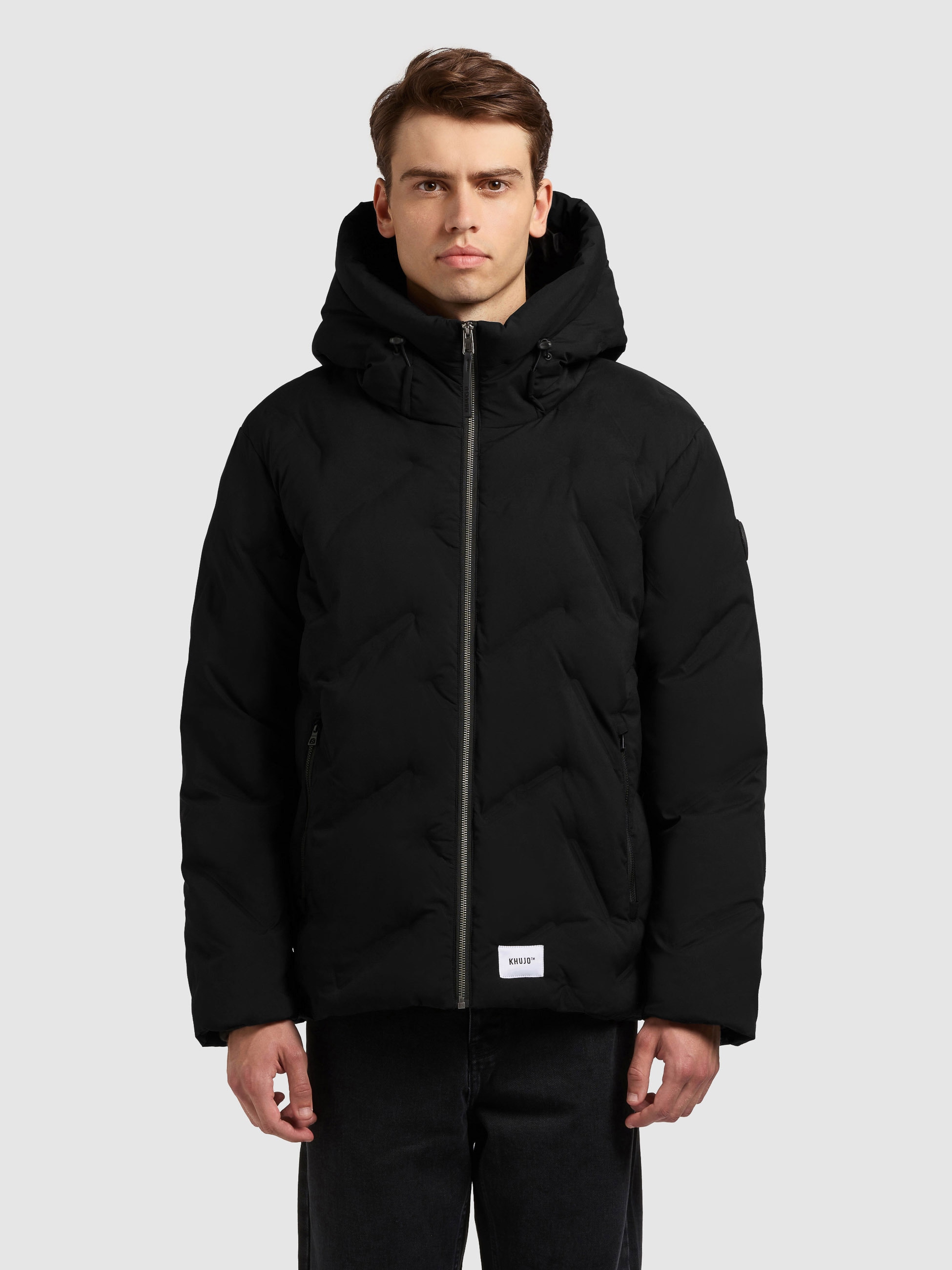 khujo Steppjacke »ONERT«, mit Kapuze