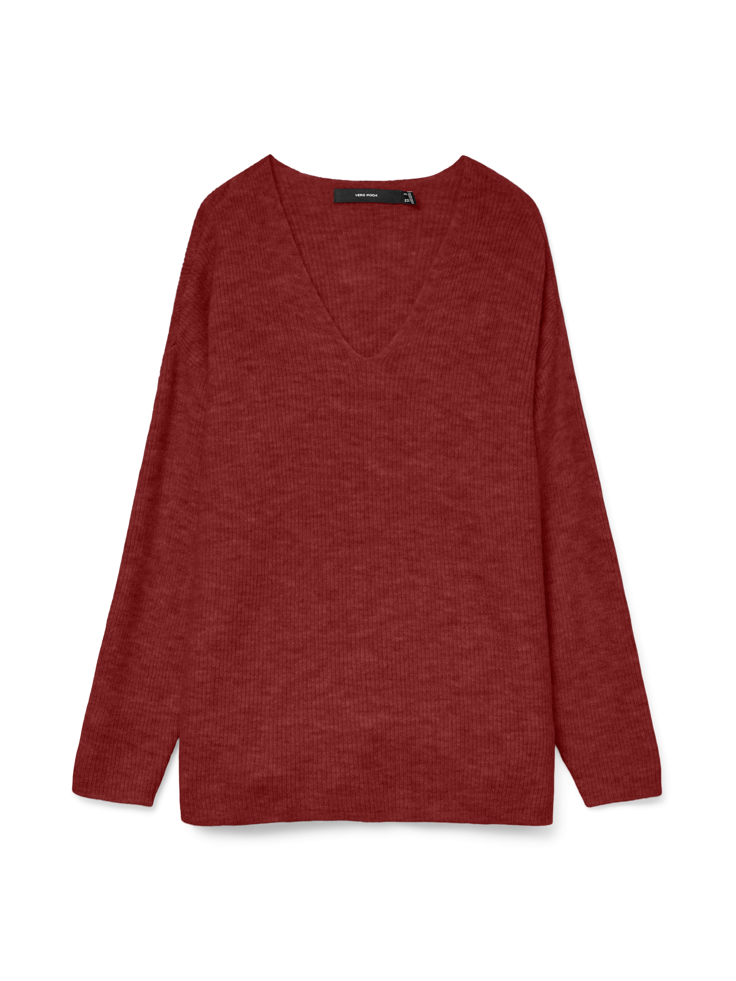 Vero Moda V-Ausschnitt-Pullover "VMCREWLEFILE LS V-NECK BLOUSE NOOS" günstig online kaufen