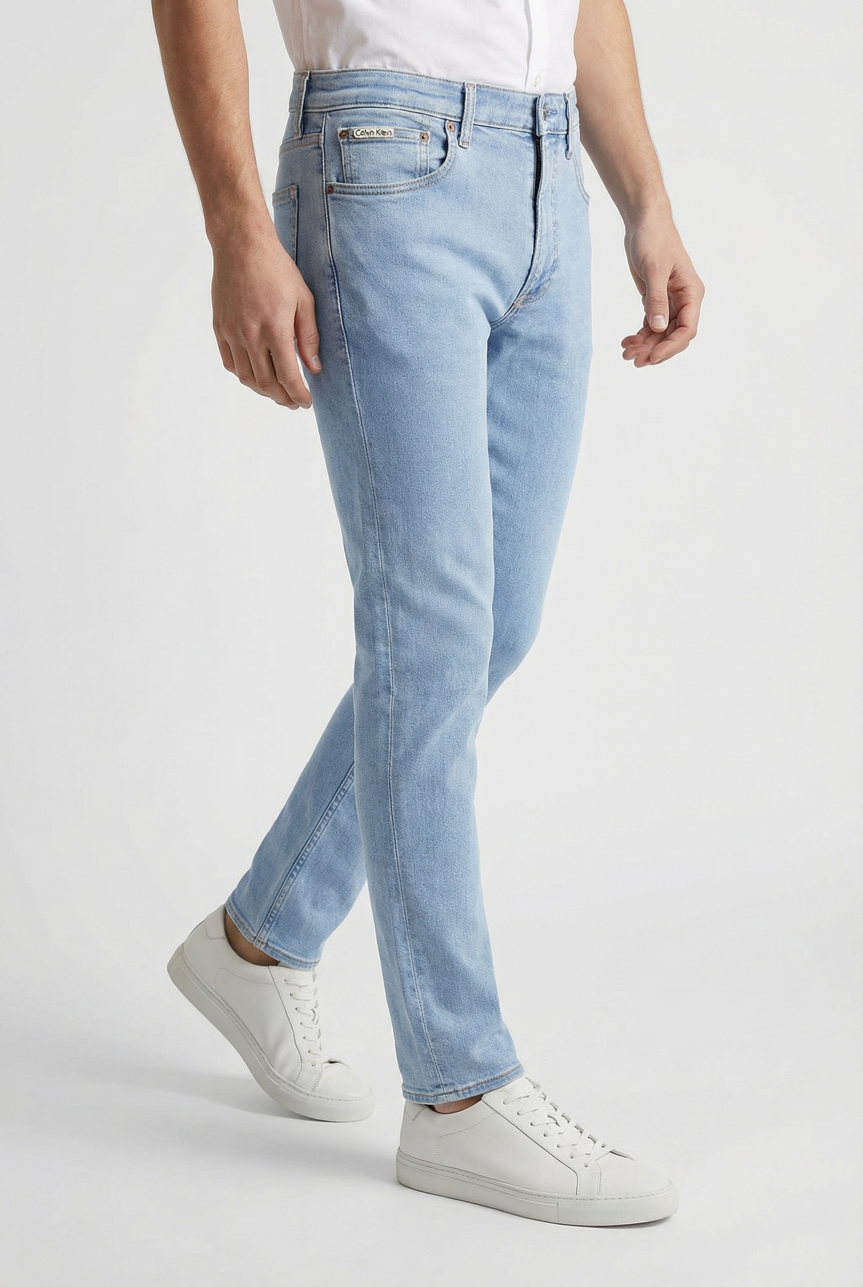 Calvin Klein Jeans Skinny-fit-Jeans "SKINNY" mit Leder-Badge günstig online kaufen