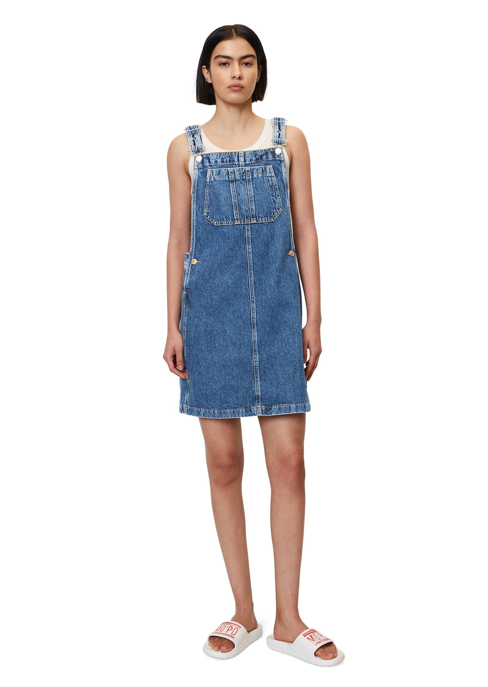 Marc O'Polo DENIM Jeanskleid »aus Bio-Baumwolle«