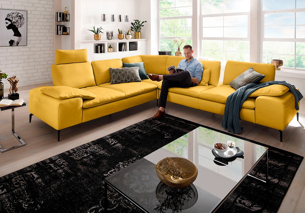 W.SCHILLIG Ecksofa »valentinoo, Designsofa, elegant und bequem, L-Form«, (Set), mit Sitztiefenverstellung, Breite 318 cm