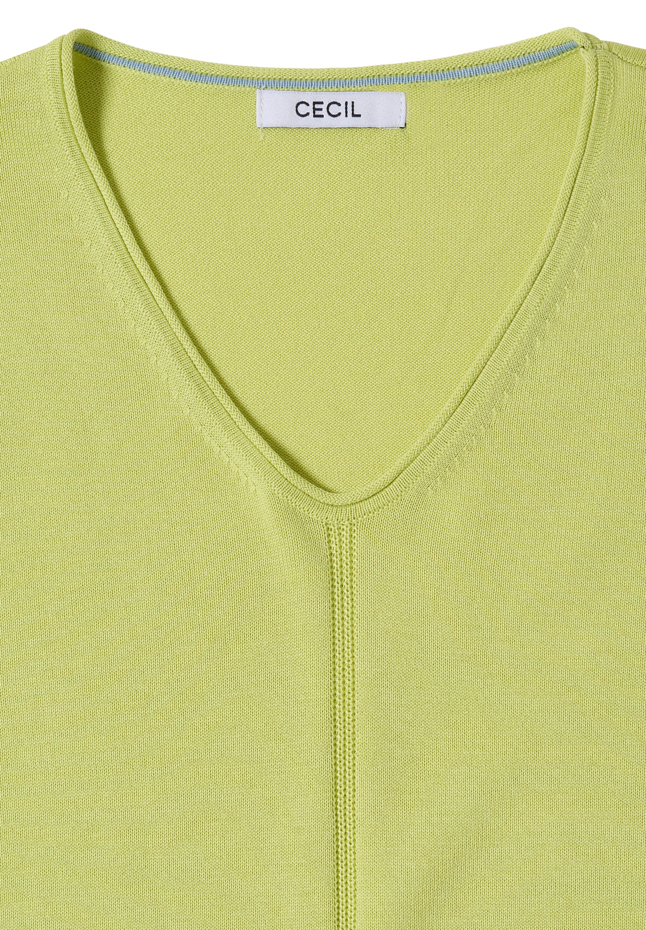 Cecil V-Ausschnitt-Pullover im soften Baumwoll-Mix