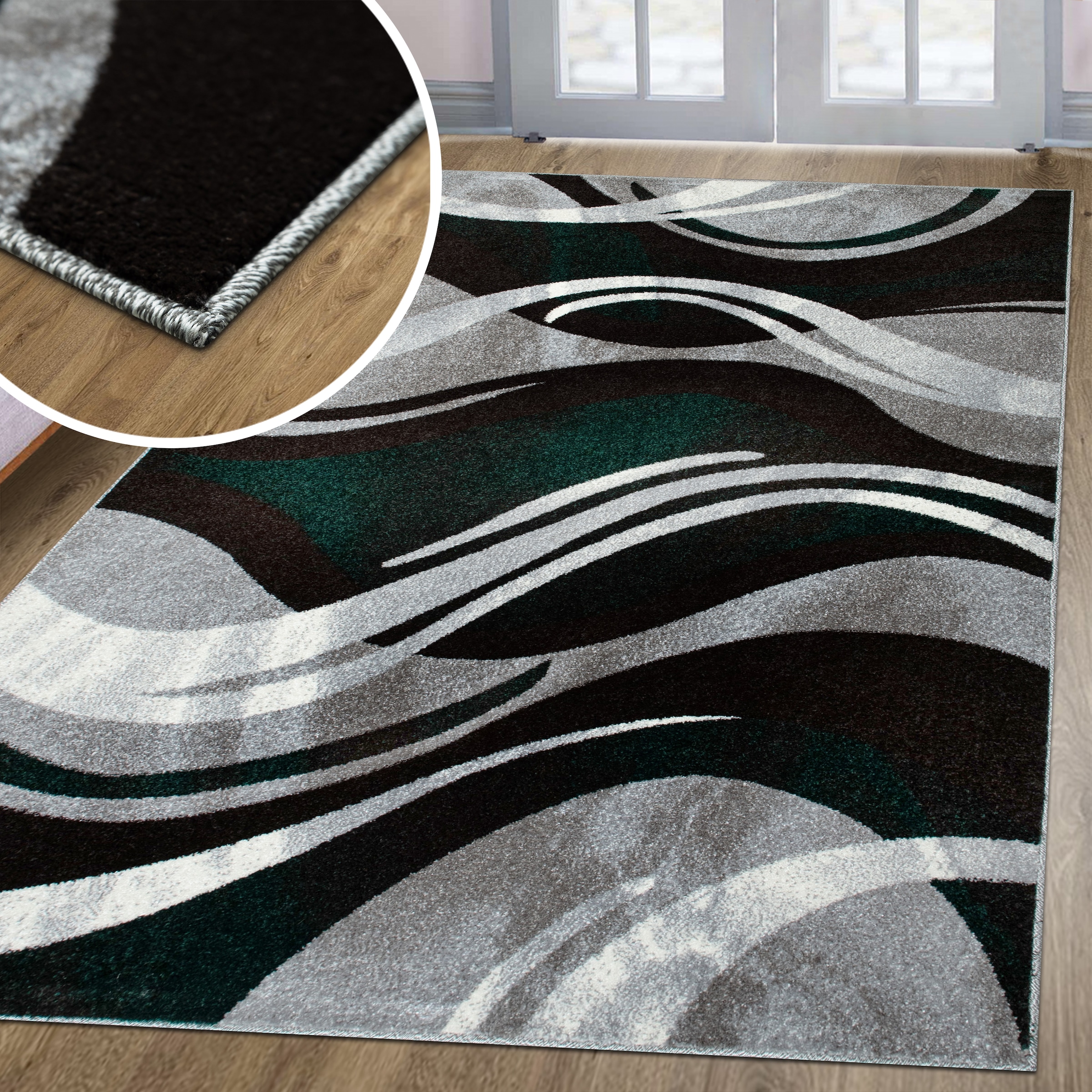 OTTO home Teppich "Joas" rechteckig 9 mm Höhe besonders weicher Kurzflor in günstig online kaufen