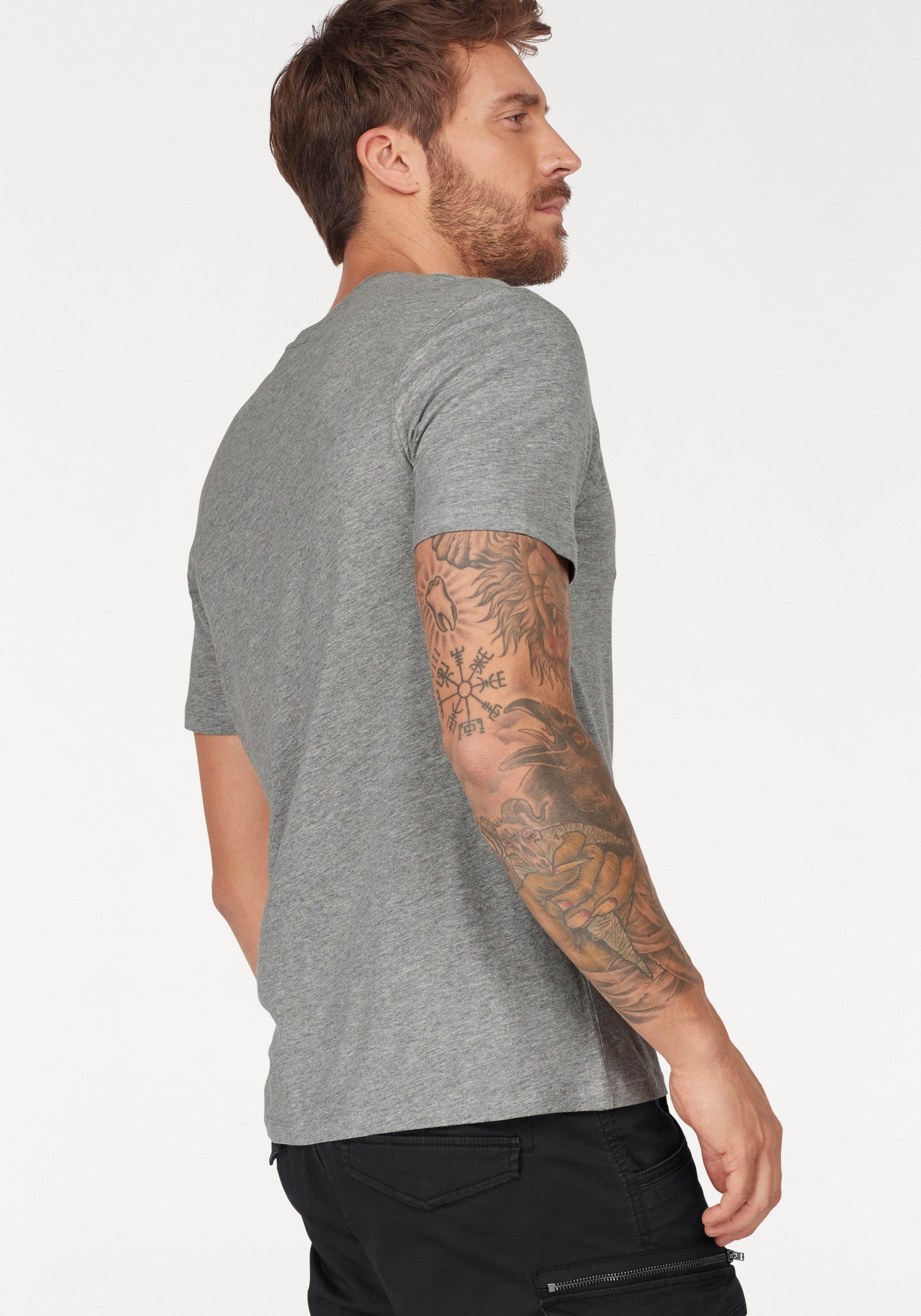 Jack & Jones T-Shirt "LOGO TEE CREW NECK" günstig online kaufen