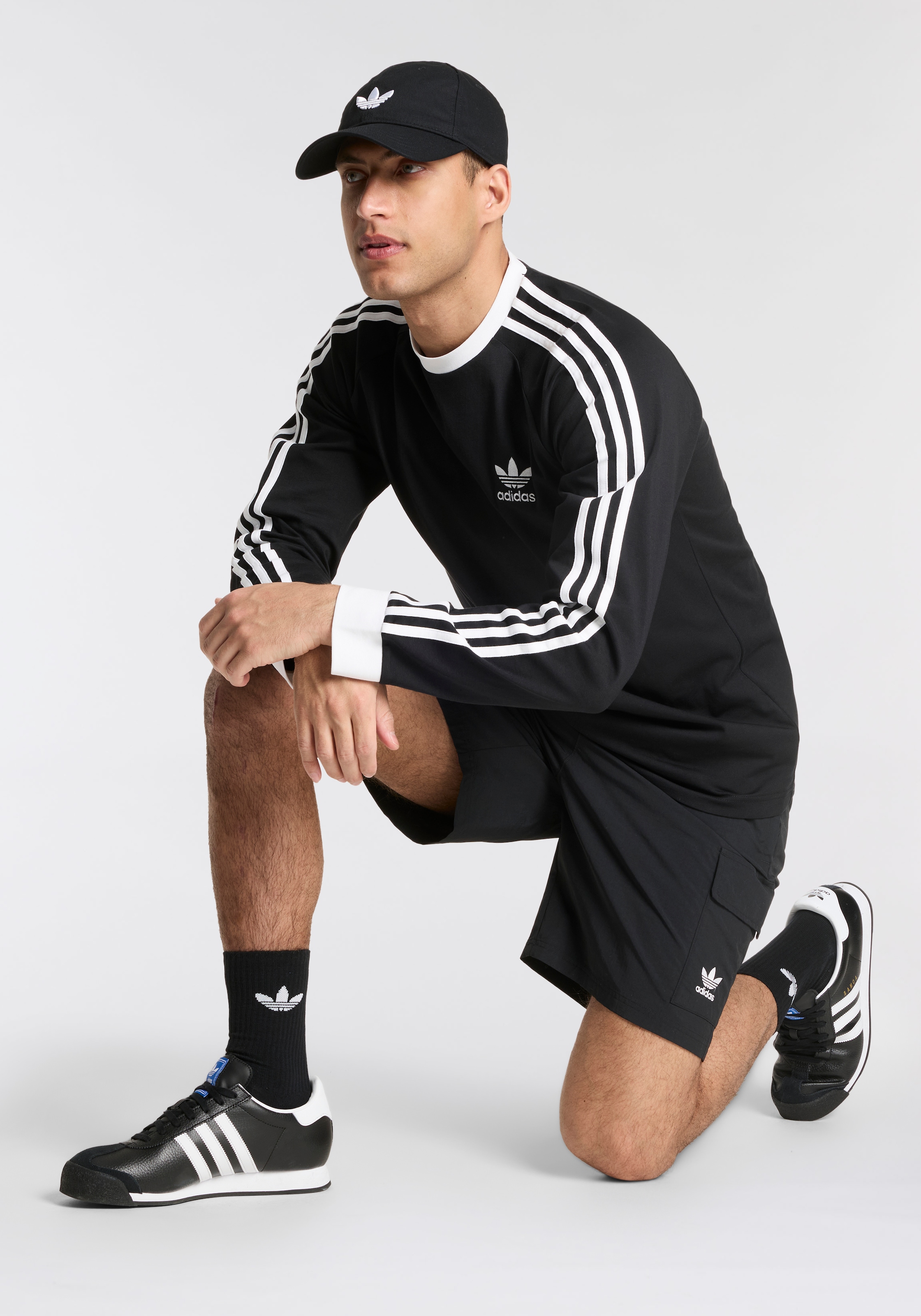 adidas Originals Langarmshirt »3-STRIPES LS T«