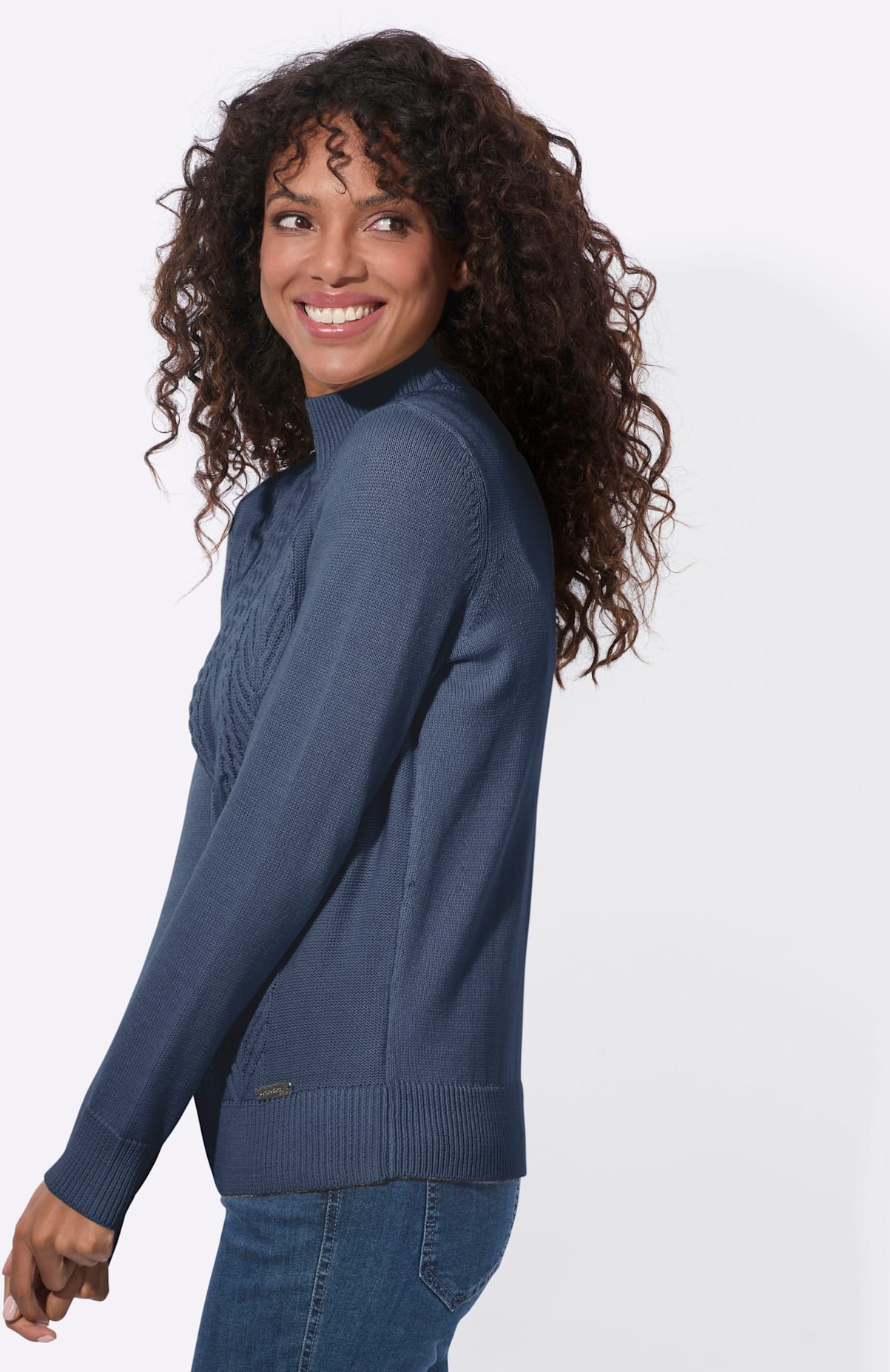 Casual Looks Stehkragenpullover »Pullover«