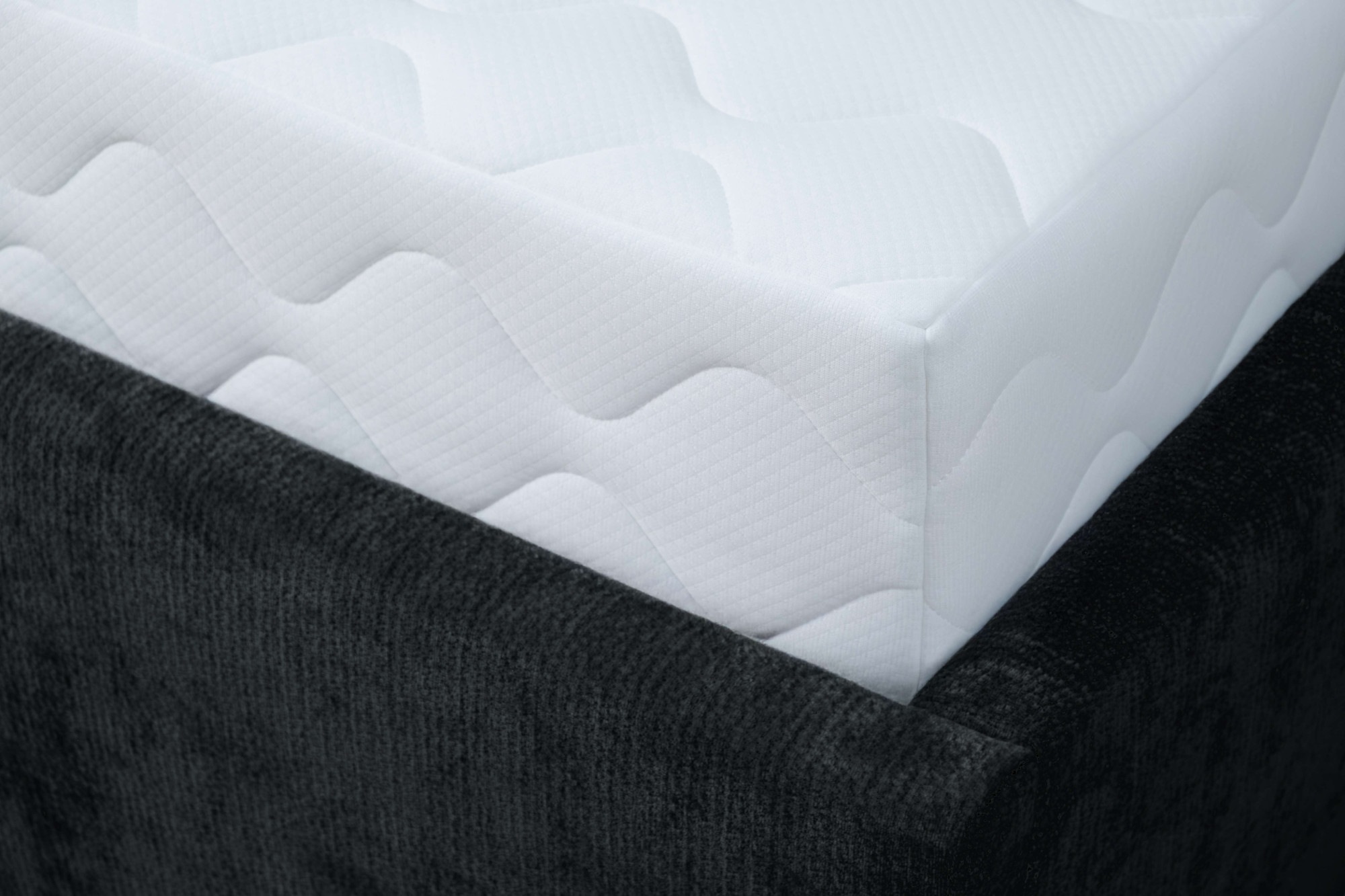 OTTO home Polsterbett »Vyllo, Doppelbett, Federkernbett, Komforbett, 160, 180 cm, Bettkästen« Mit 5-Zonen-TFK-Matratze H3, Lattenrost, Eicheapplikationen