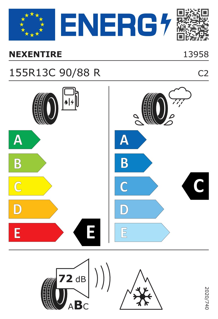 Nexen Winterreifen »Winterguard WT1«, (1 R13 90/88R St.), 155/70 | BAUR