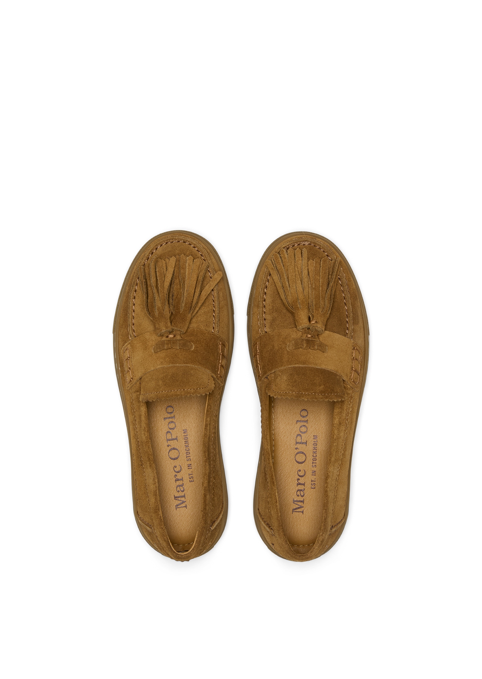Marc O'Polo Loafer »aus geöltem Veloursleder«