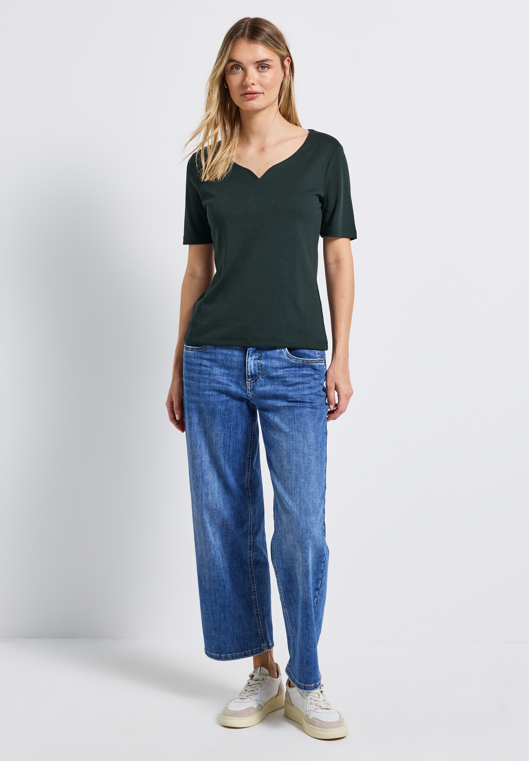STREET ONE T-Shirt, im soften Baumwoll-Mix