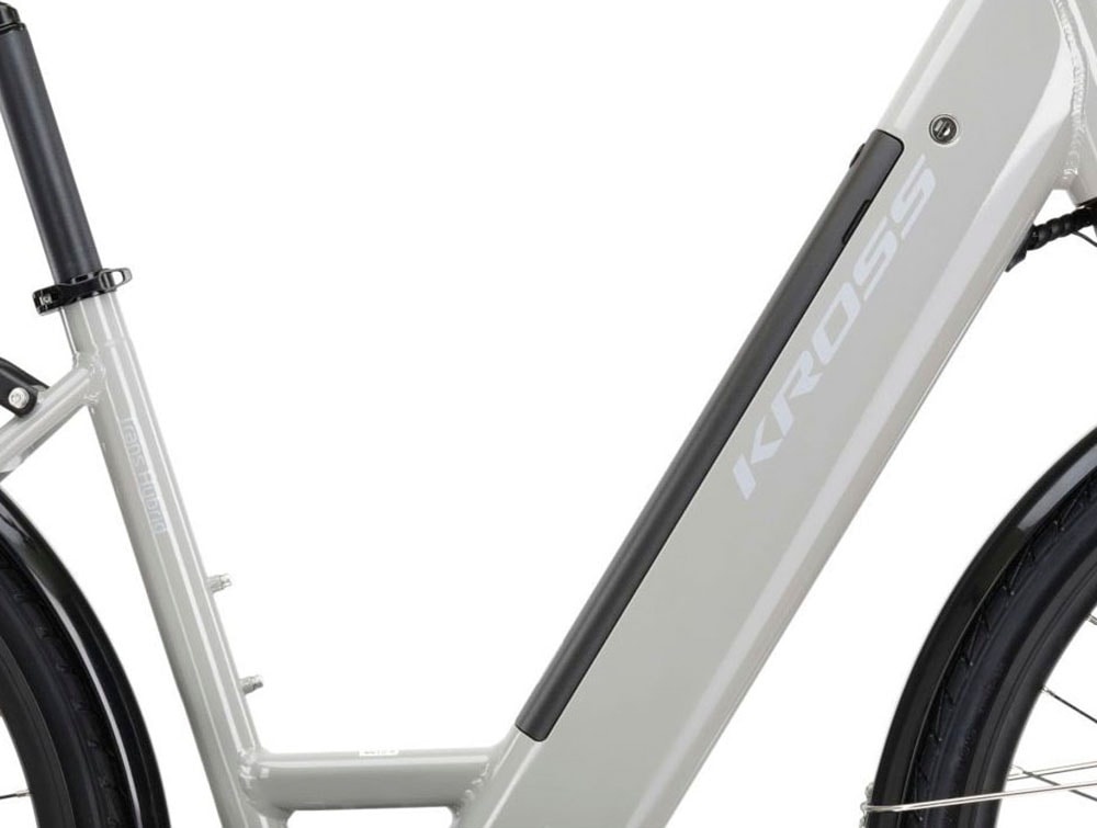 Kross E-Bike »E-Trekkingrad Trans Hybrid LS 2.0 28 Zoll grau«, 8 Gang, Shimano, ALTUS M310, Mittelmotor 250 W, Pedelec, Elektrofahrrad für Damen und Herren