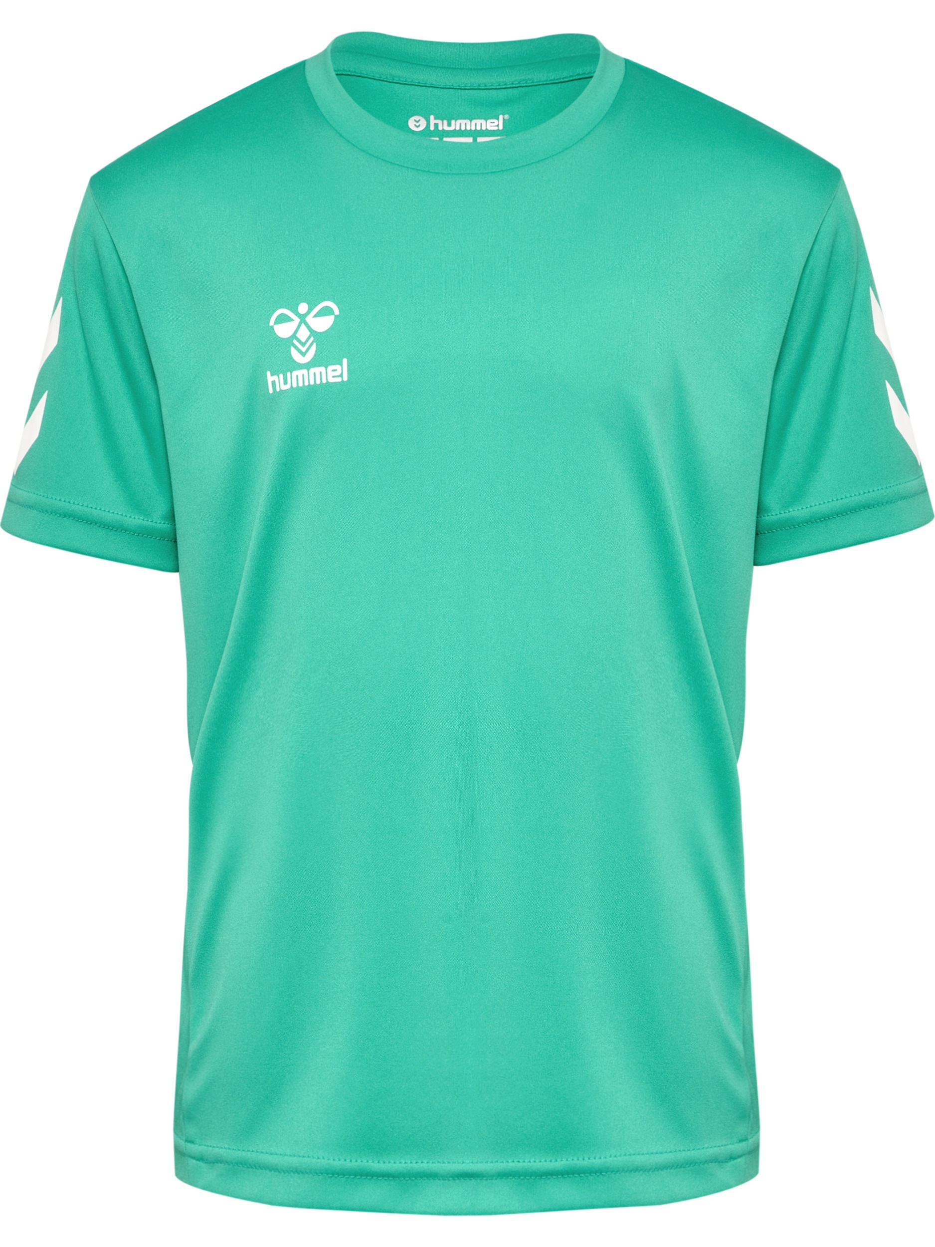 Thumbnail - hummel T-Shirt & Shorts "HMLLOGO SET KIDS" Set, 2, 2 tlg. mit elastischem Bund, aus Polyester, pflegeleicht, sportlicher...