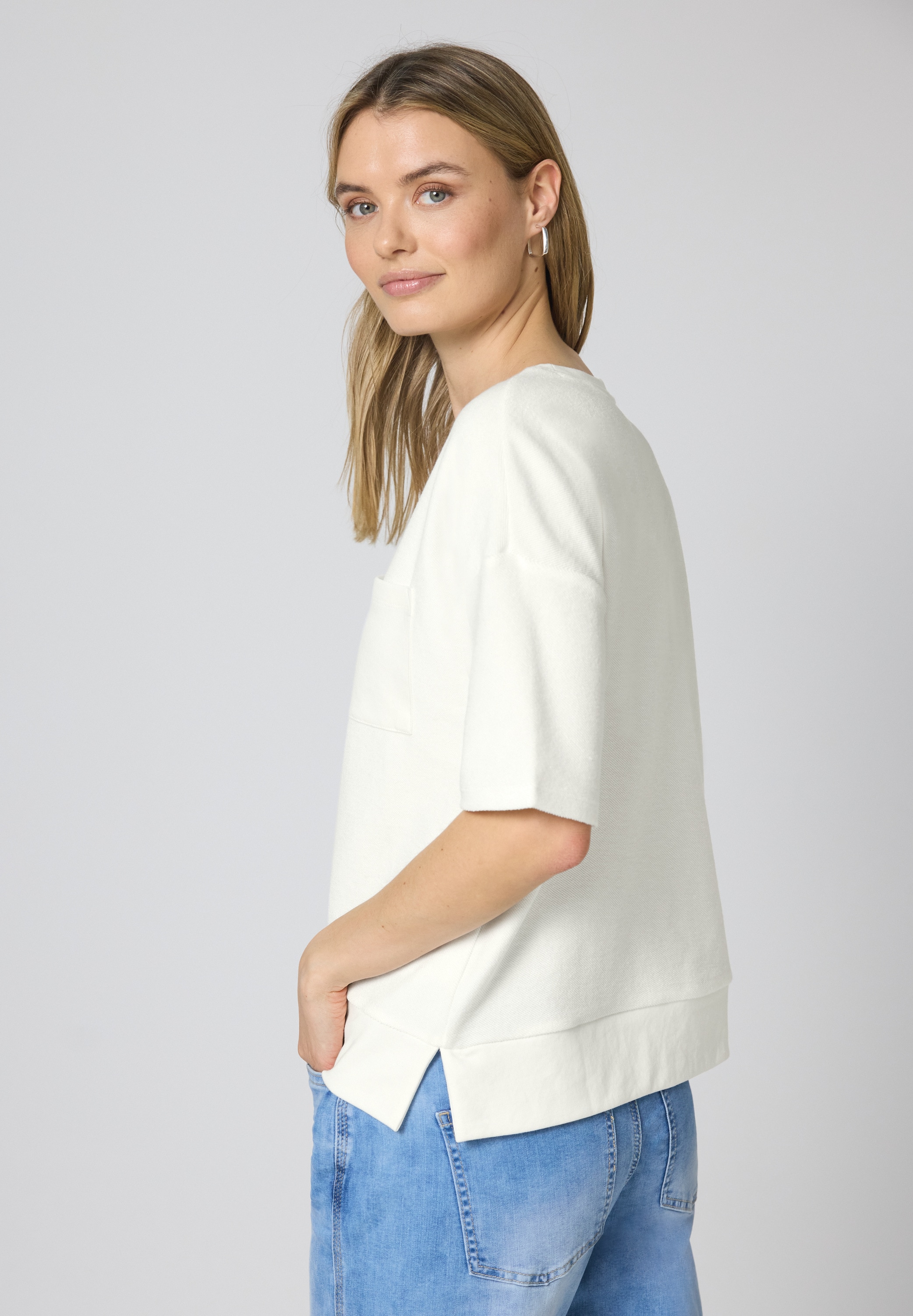 STREET ONE T-Shirt mit Rundhalsausschnitt