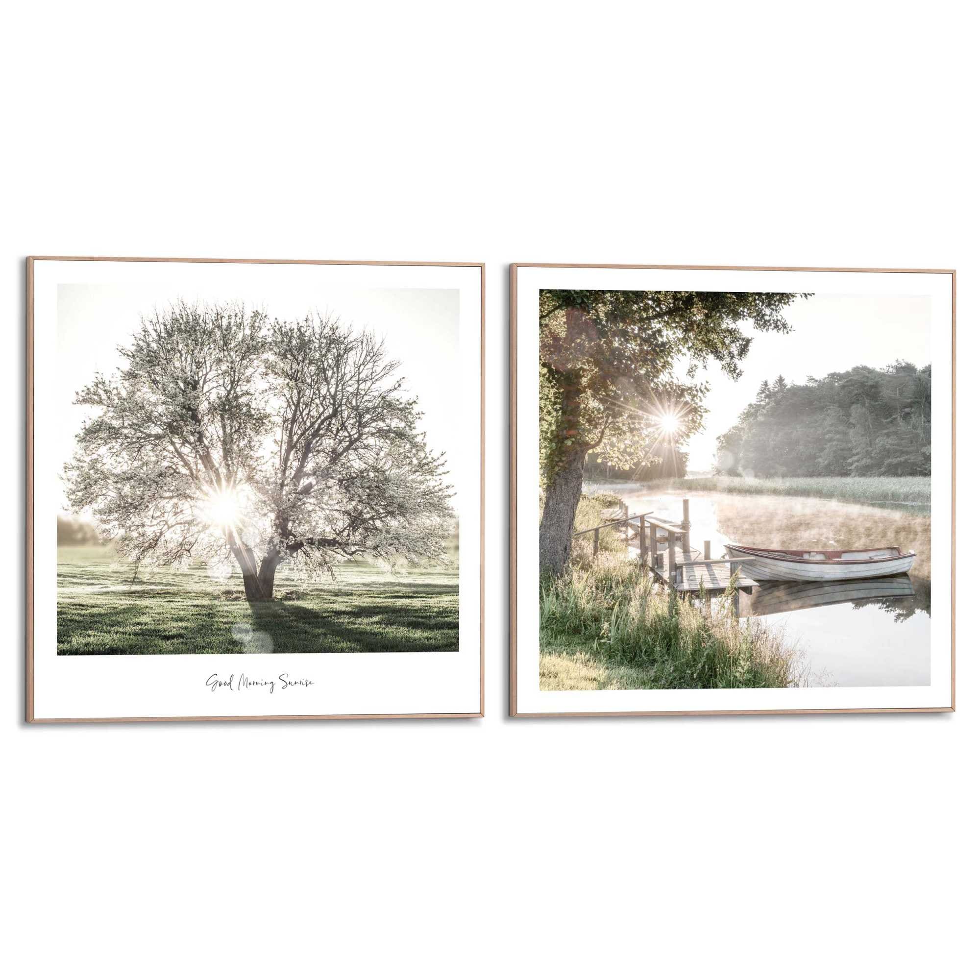 Reinders Poster "Nature Vibe", Home Office - Grün - MDF - Landschaften - 50 günstig online kaufen