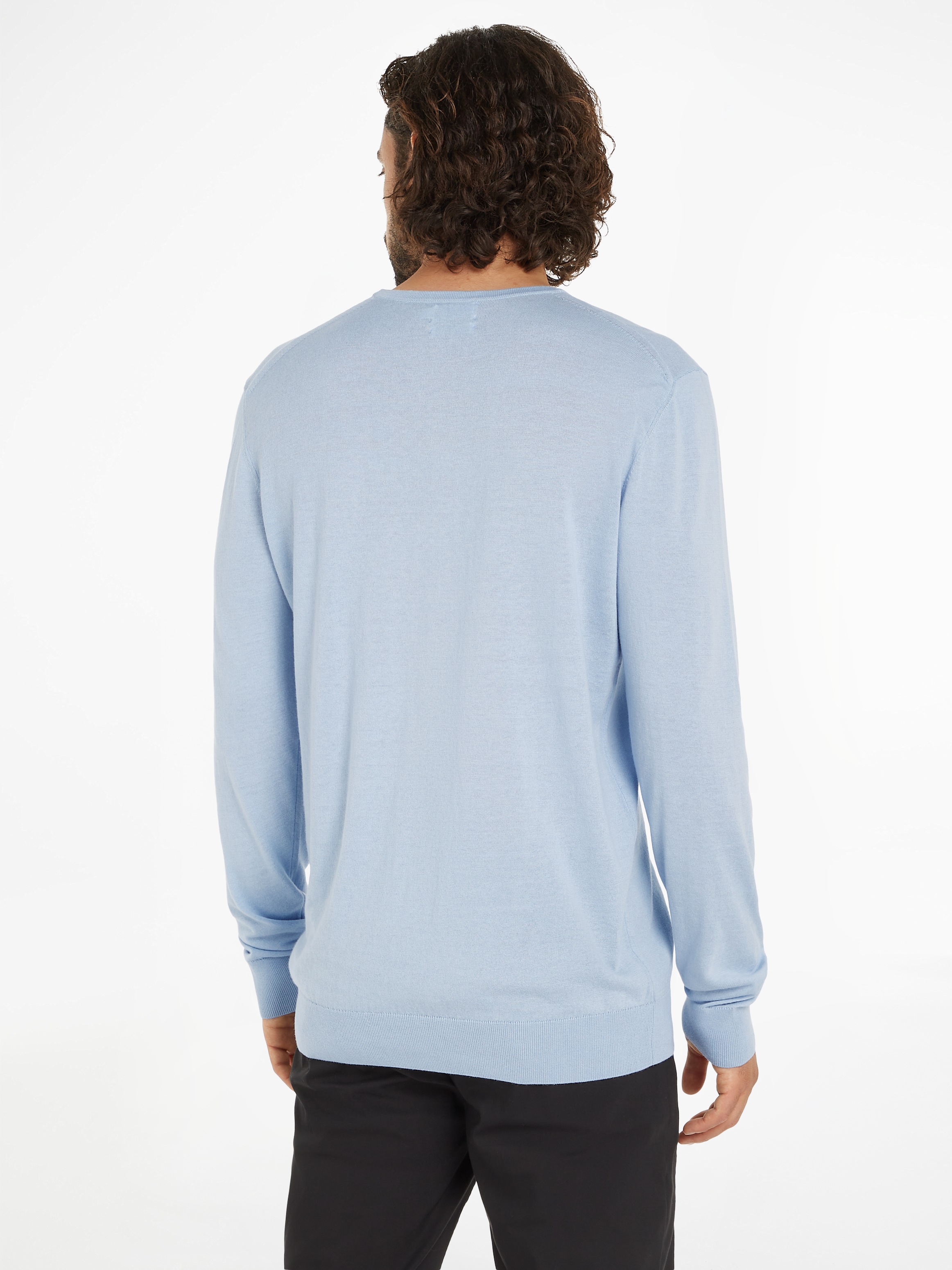 Calvin Klein Rundhalspullover "COTTON SILK CN SWEATER" günstig online kaufen